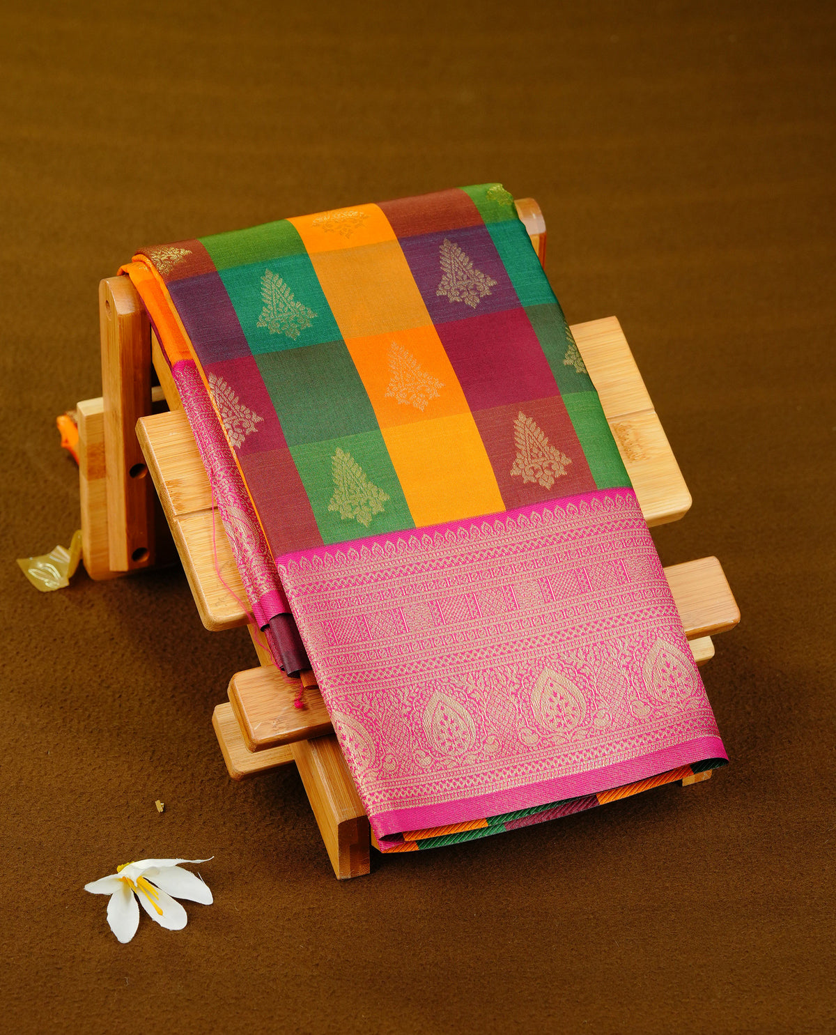 MultiColour colour soft silk saree.