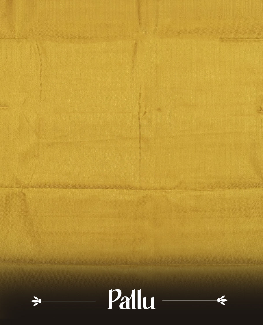 Maple colour semi soft silk saree featuring a self coloured textured patterned body, complemented by self coloured motifes on pallu & border and a matching blouse piece.