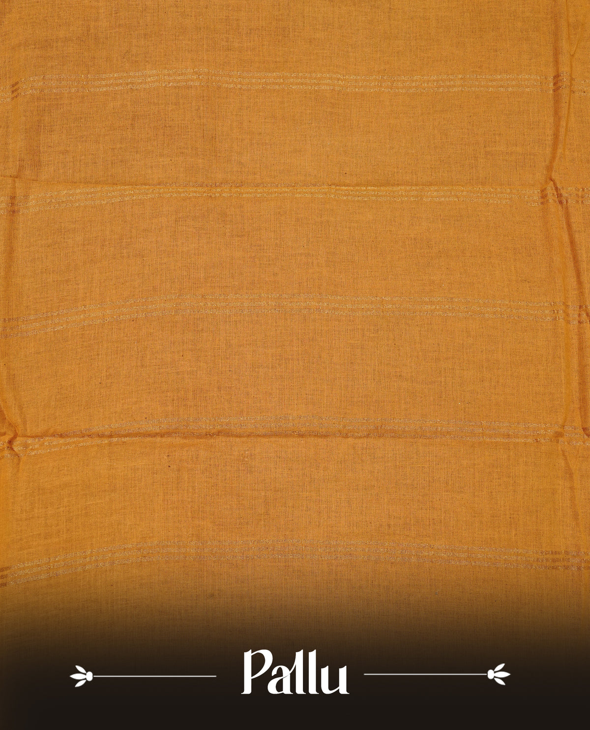 Dark Brown colour Sungudi cotton saree with a plain body, a contrast Mustard with temple zari border & pallu ,paired with a matching blouse piece.