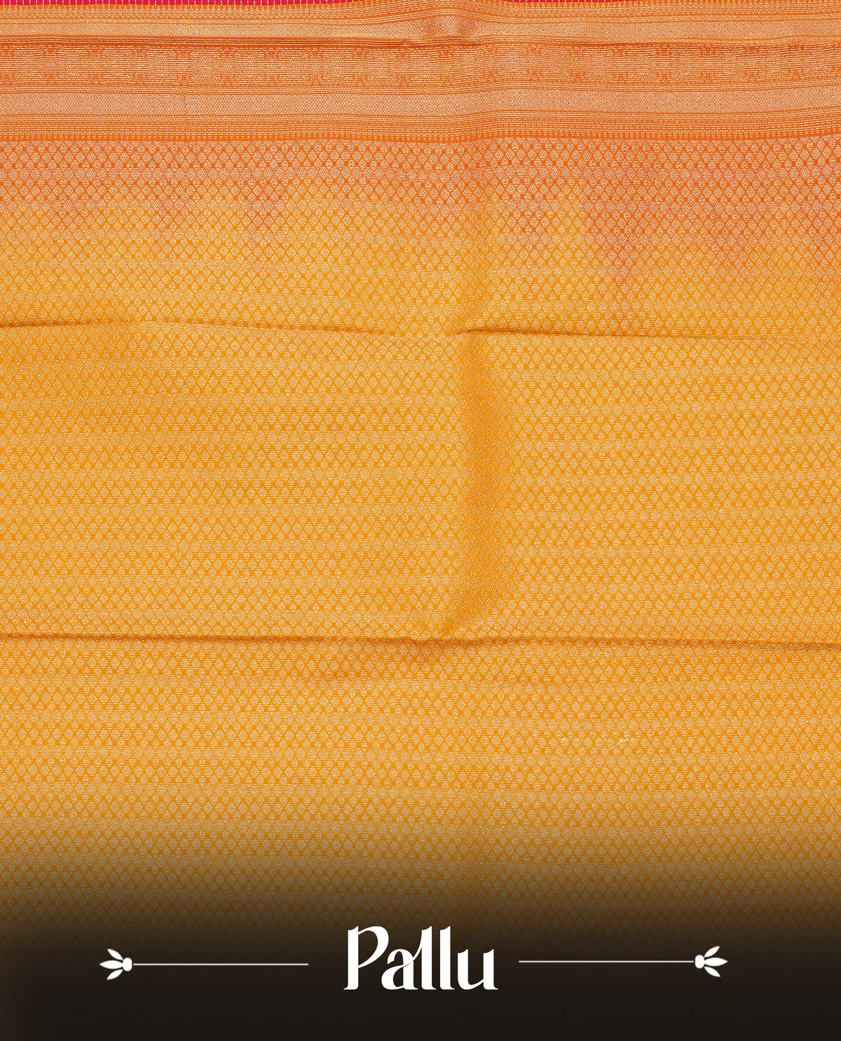 Red colour soft silk saree featuring gold zari lines with elephant motifs on body, contrast Mustard yellow colour gold zari peacock motifs on border, grand pallu comes with matching blouse piece.