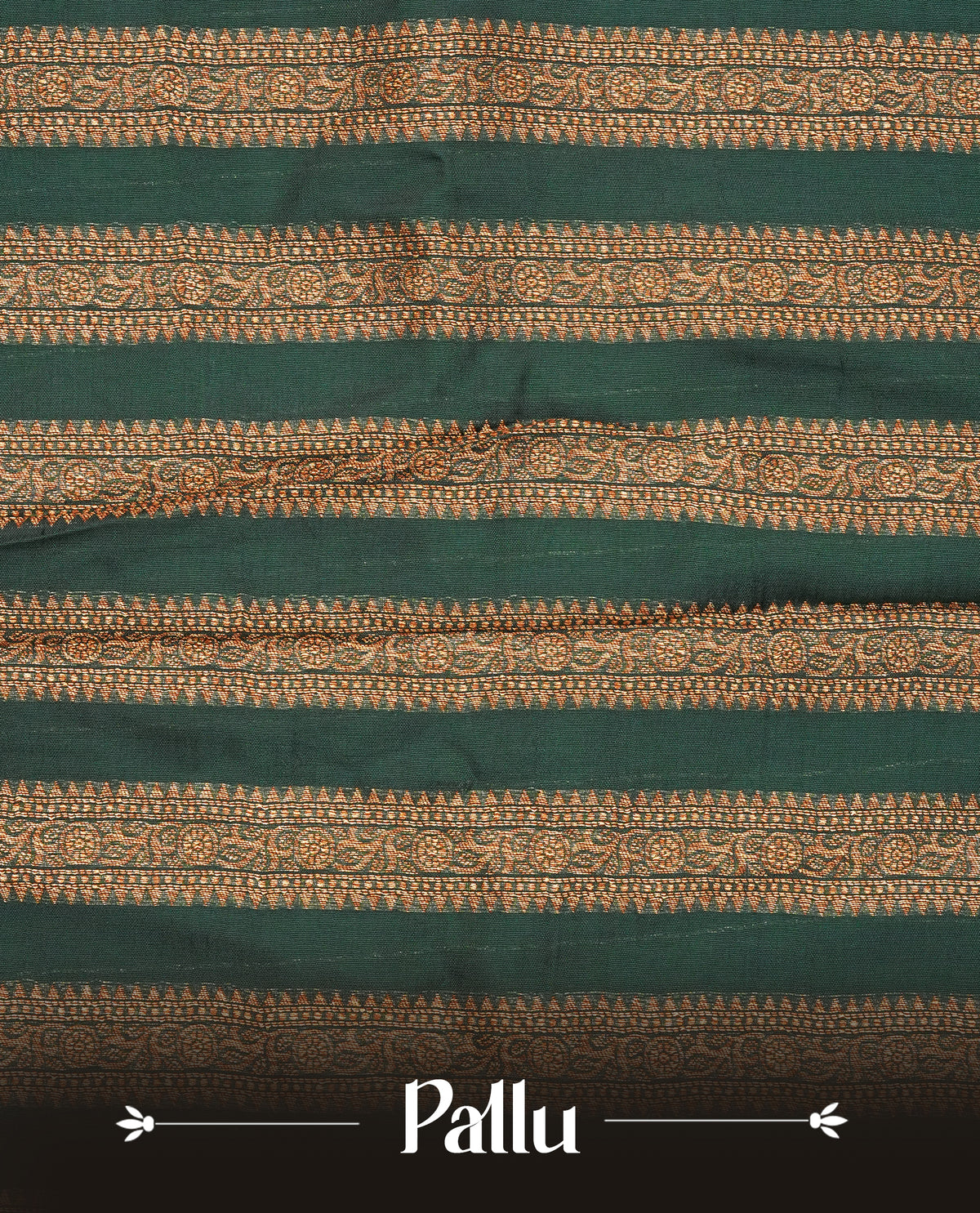 Green Colour Banaras Silk Tussar Georgette Saree
