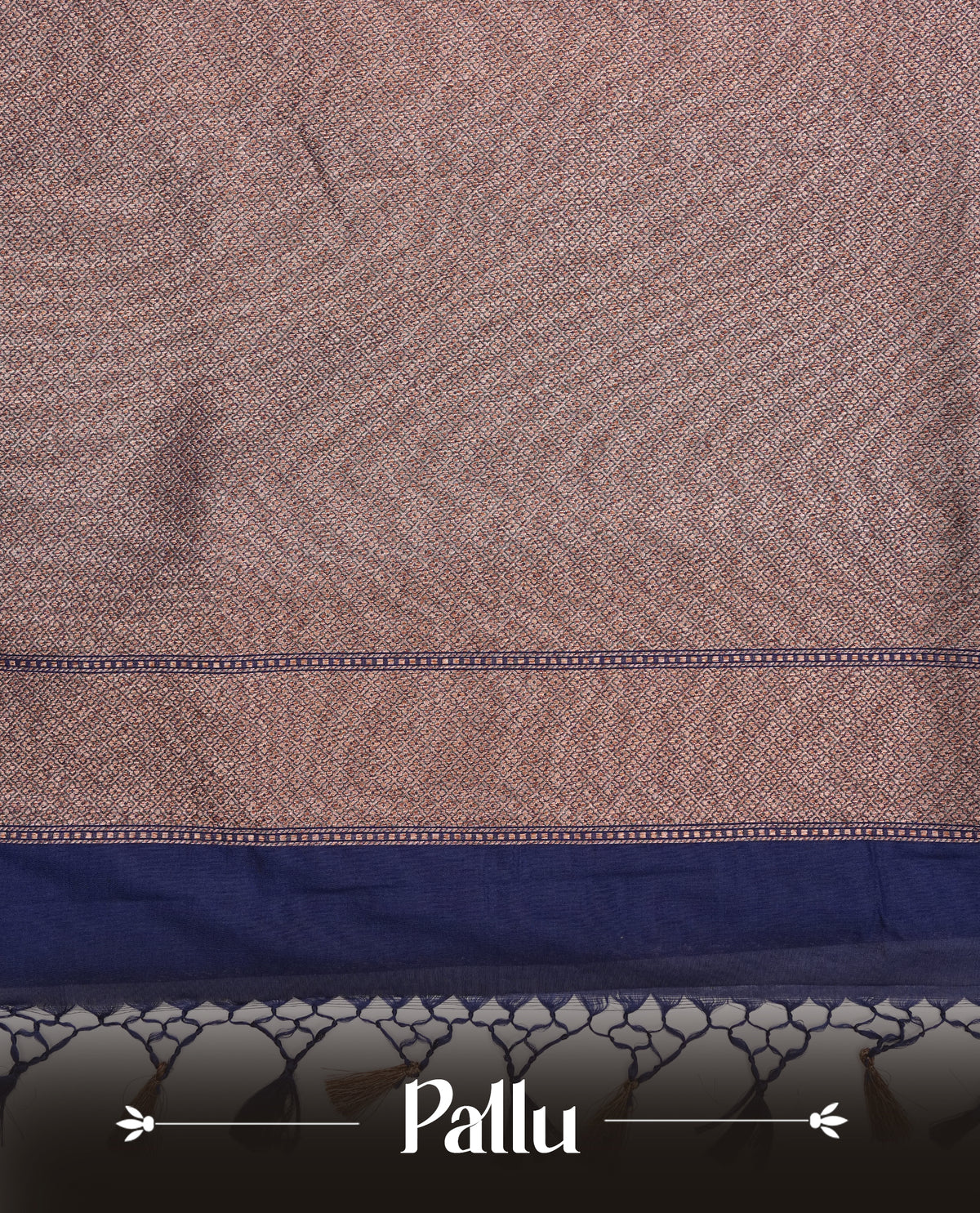 Dark Blue Colour Banaras Katan Silk Saree