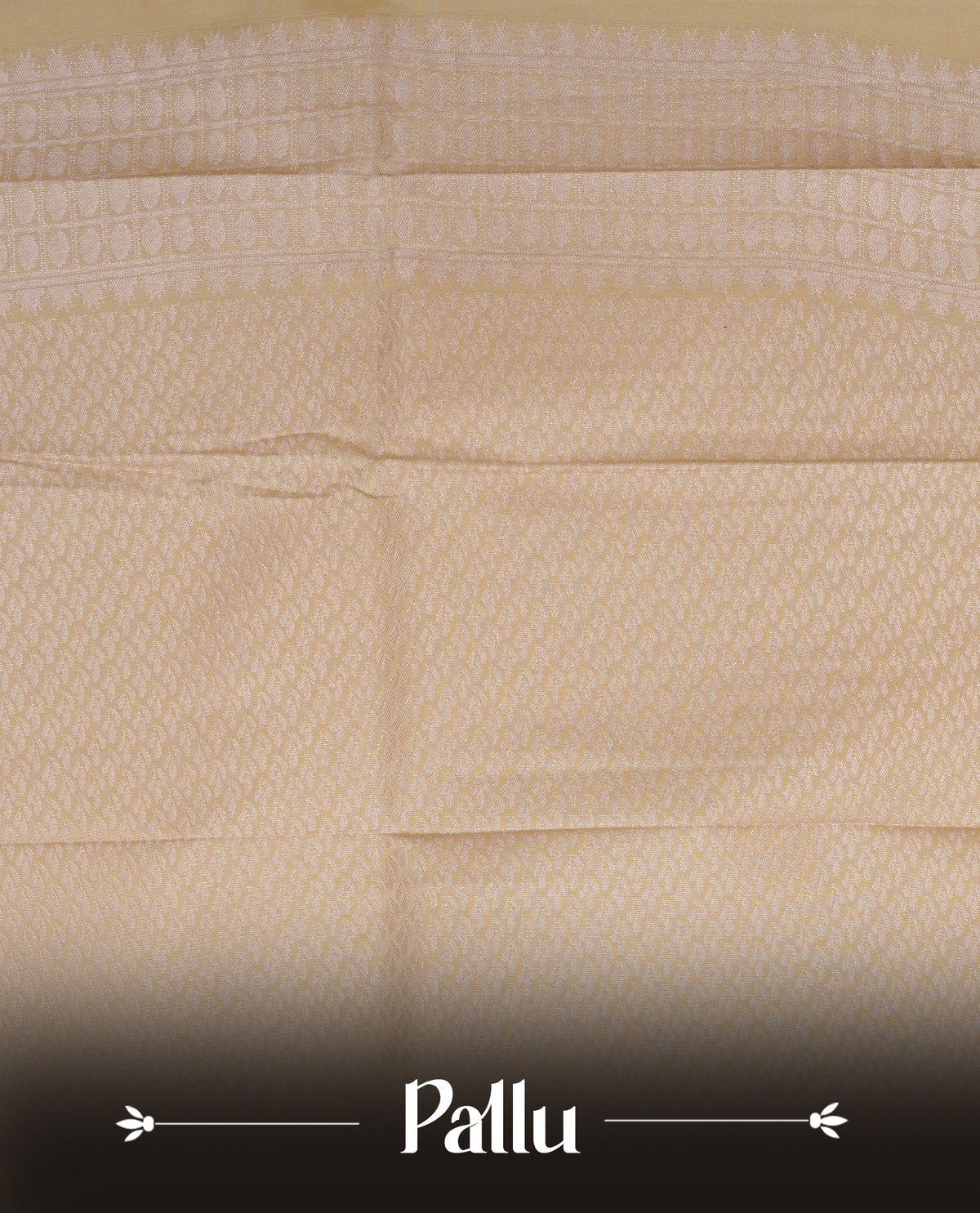 Light green colour soft silk saree featuring gold zari checks with floral mottifs on body, contrast cream colour gold zari traditional border, grand pallu comes with matching blouse piece.