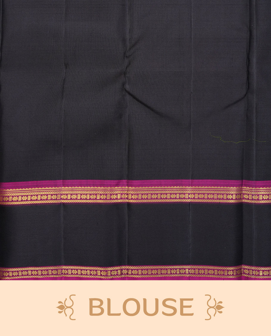 Olive colour Traditional kancheepuram silk saree