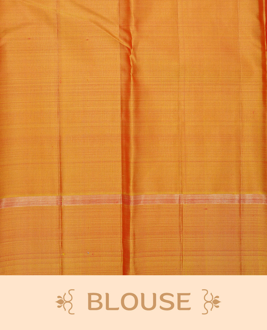 Rani pink colour traditional kancheepuram silk saree