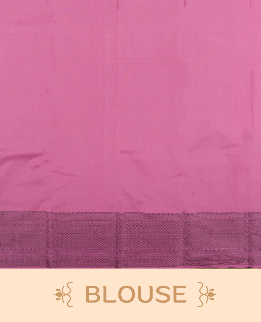 Mulberry colour semi soft silk saree featuring a gray textured patterned body, complemented by self coloured gray colour motifes on pallu & border and a matching blouse piece.