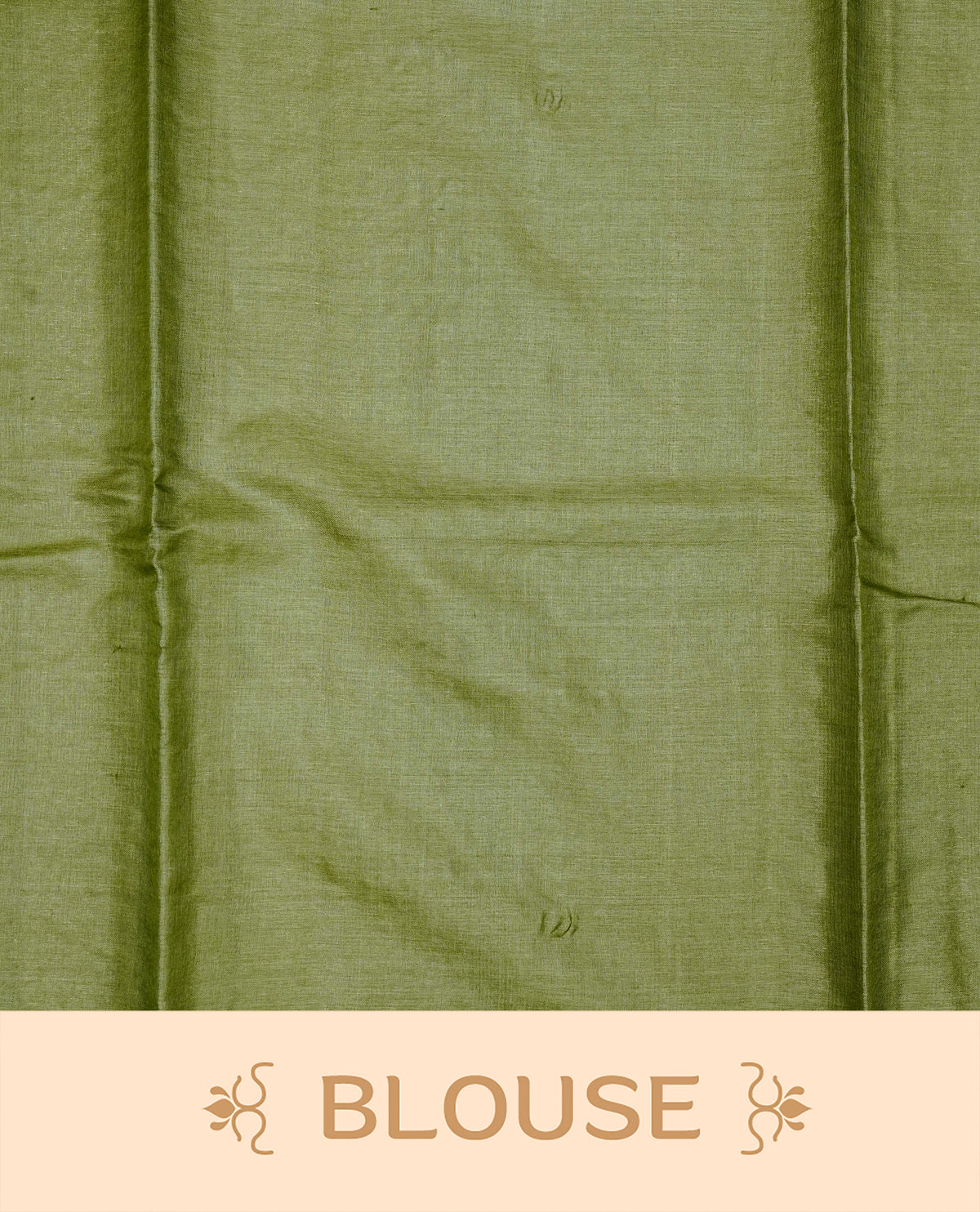 Light green Colour banaras saree featuring Light gold zari Floral kodi pattern on body, complemented by borderless finish, comes with matching blouse piece.