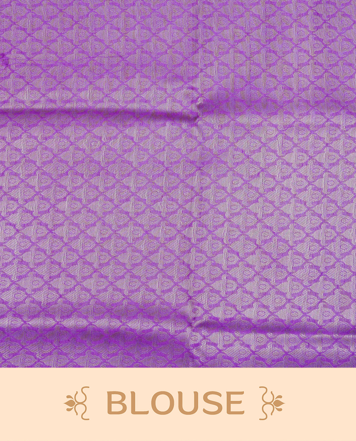 Purple colour softie silk saree featuring silver zari, rich pallu floral pattern brocade body, with contrasting self colour border.paired with matching blouse piece.