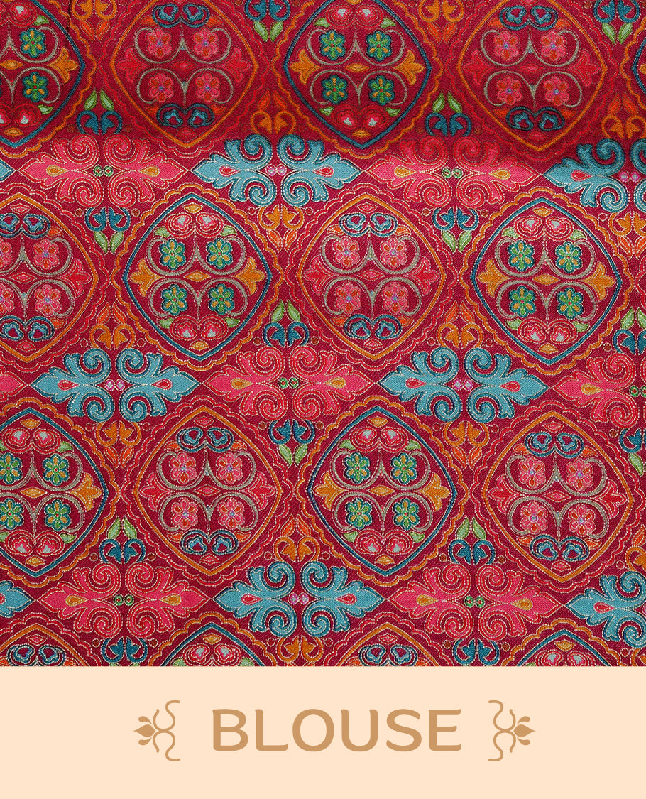 Cream Colour Pashmina Saree