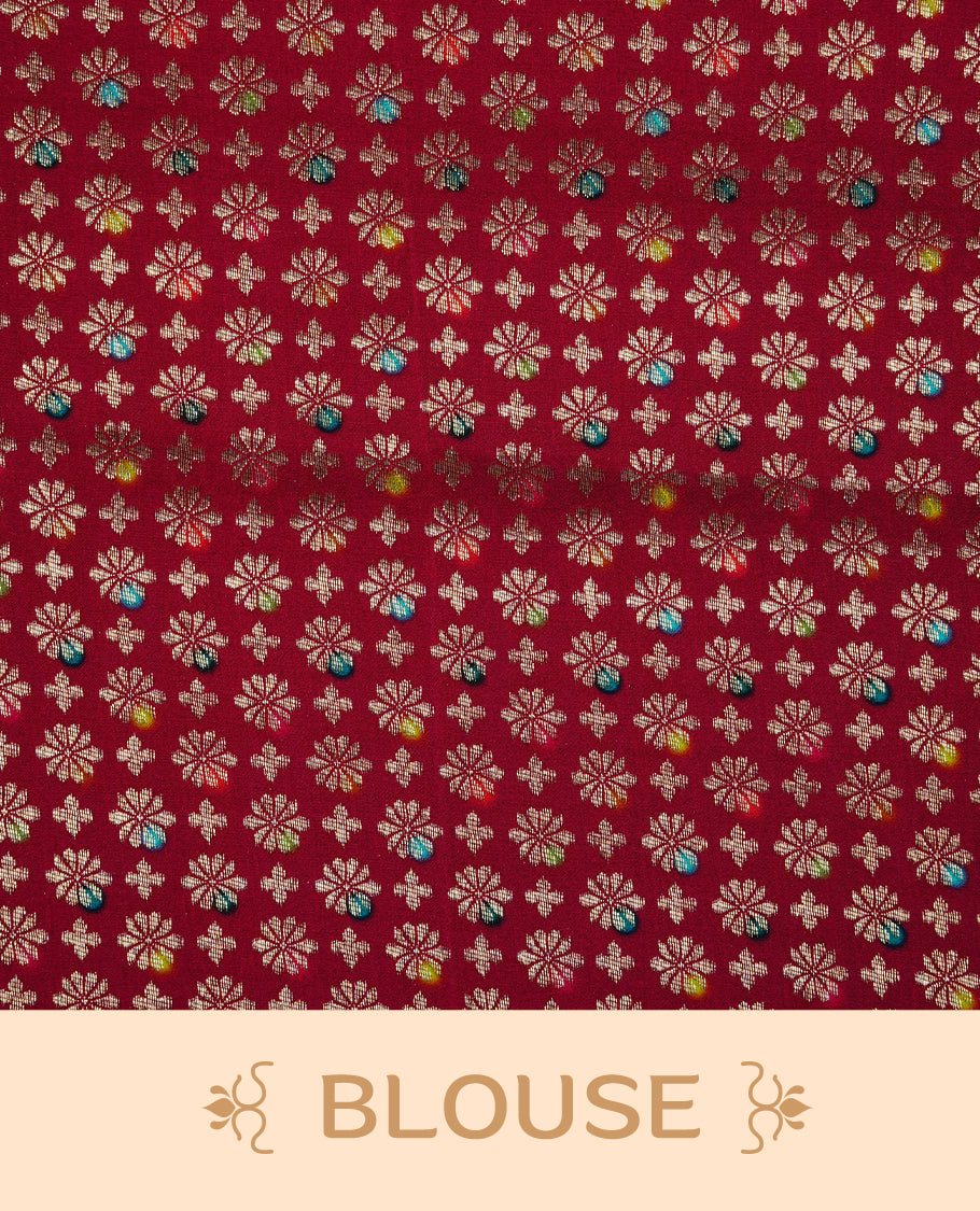 Cream Colour Pashmina Saree