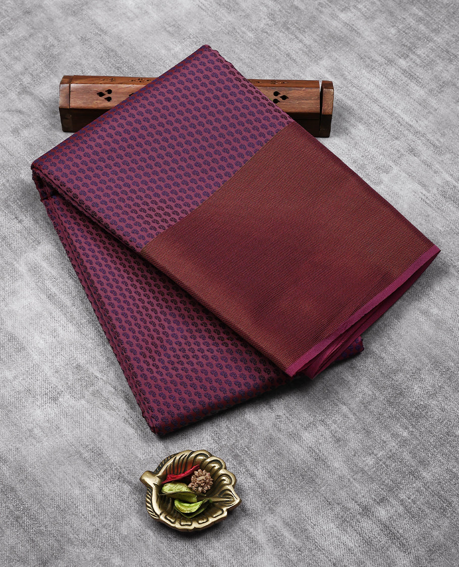 Dull Pink Colour Art Silk Fancy Saree having Thread Work in Body with Border and Blouse