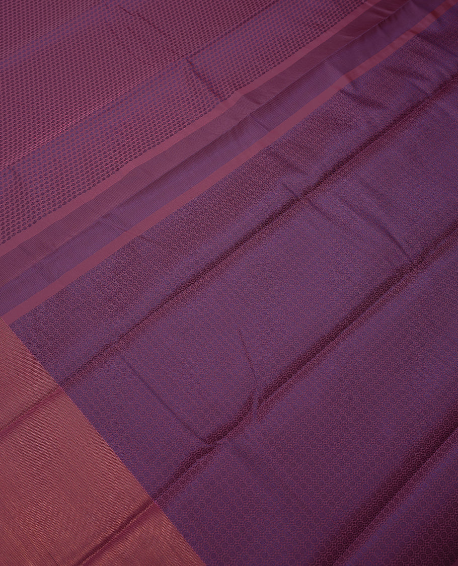 Dull Pink Colour Art Silk Fancy Saree having Thread Work in Body with Border and Blouse