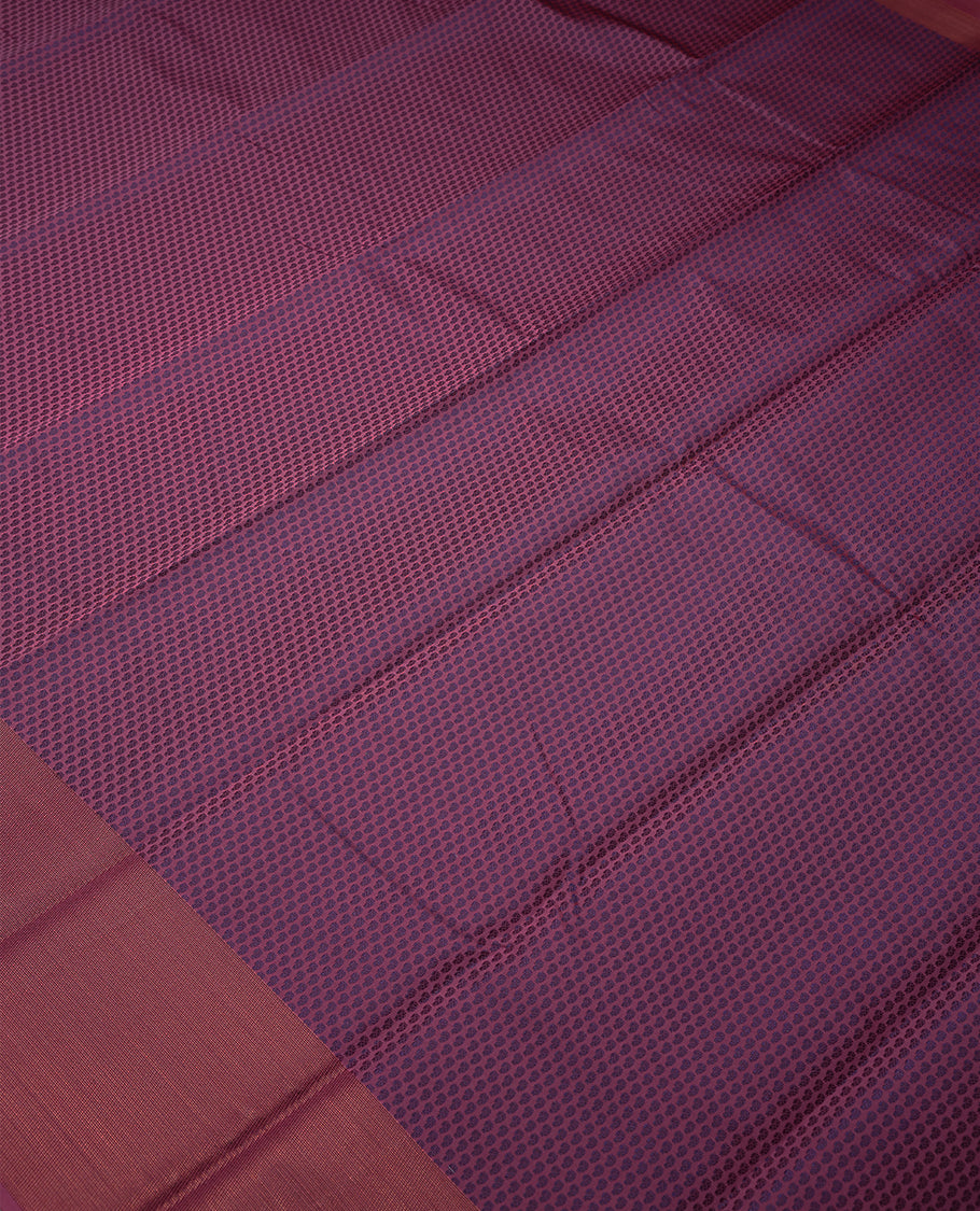 Dull Pink Colour Art Silk Fancy Saree having Thread Work in Body with Border and Blouse