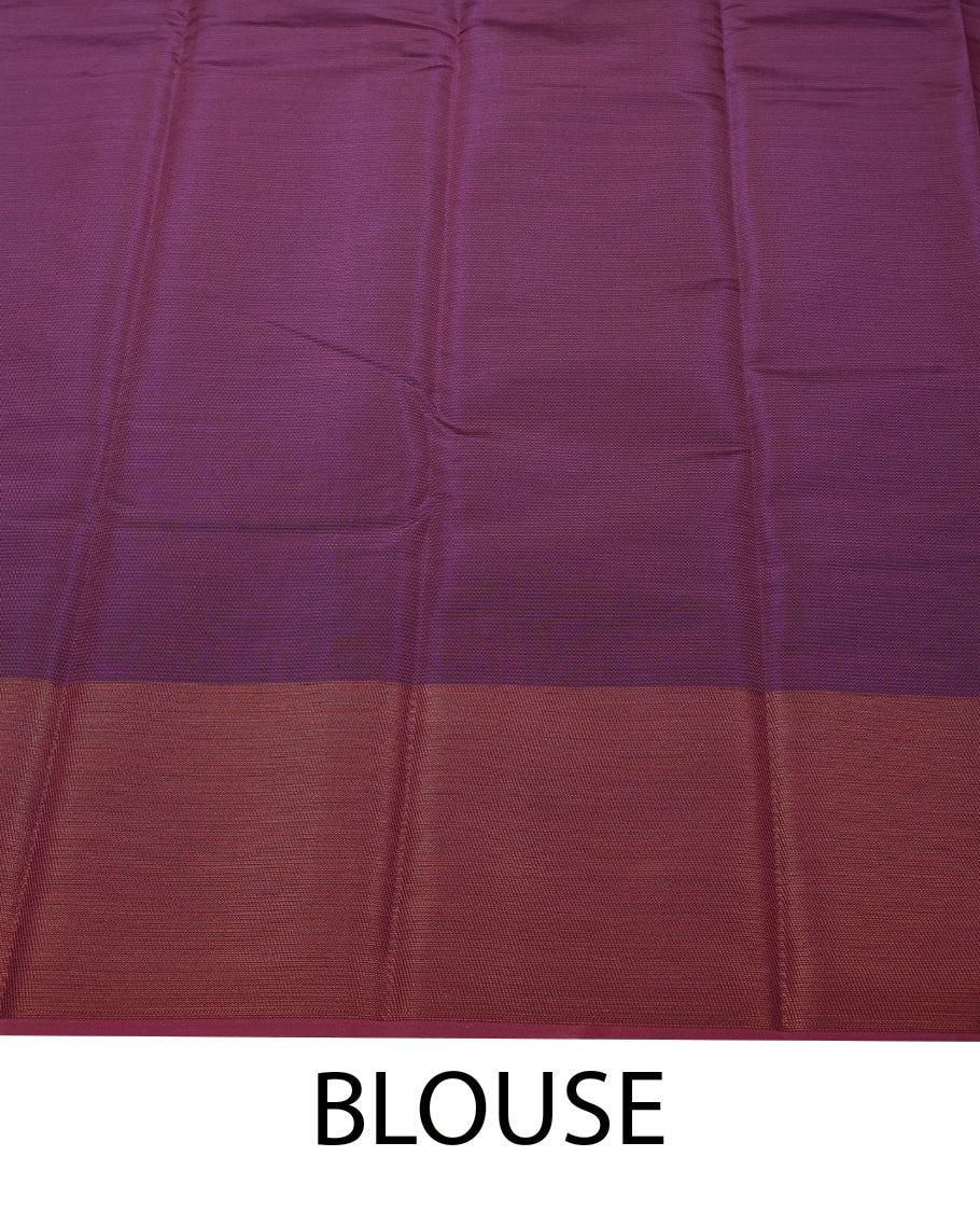 Dull Pink Colour Art Silk Fancy Saree having Thread Work in Body with Border and Blouse