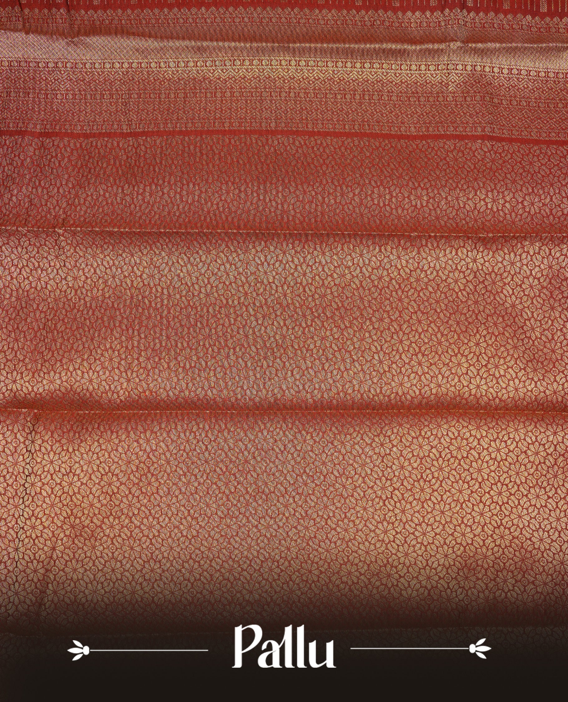 Chocolate brown colour Semi Wedding silk saree featuring Gold zari Check pattern across body, enhanced with self colour with traditional border, paired with matching blouse piece.