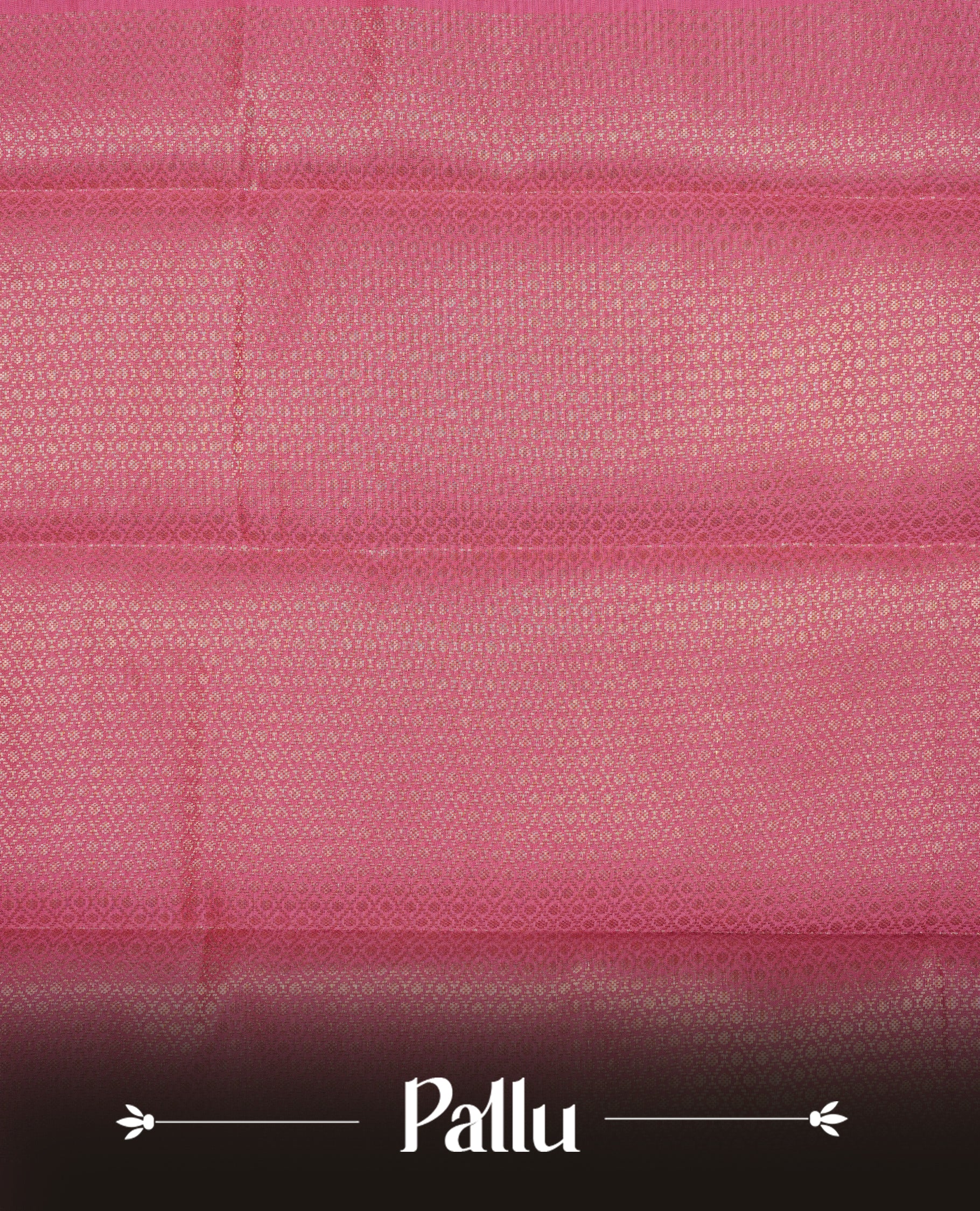 Pink Colour Semi Wedding Silk Saree Featuring Gold Zari Floral Stripes On Body, Adored With Self colour With Traditional Border, Paired With Matching Blouse Piece.