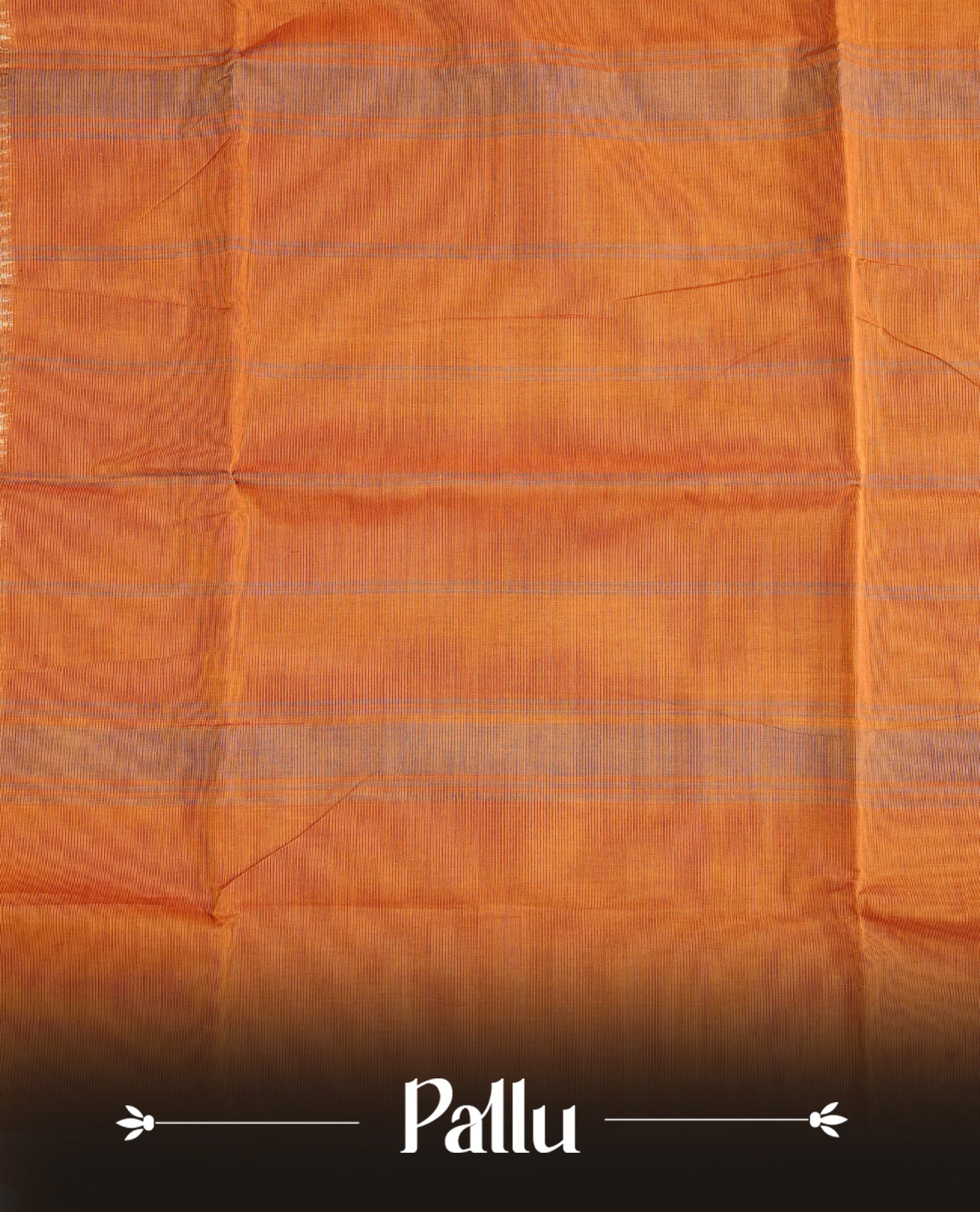 Mustard Orange Colour Chettinad Cotton Saree Featuring a Plain Body ,complemented by Contrast Maroon Colour With Gold Zari border, paired with matching blouse piece.