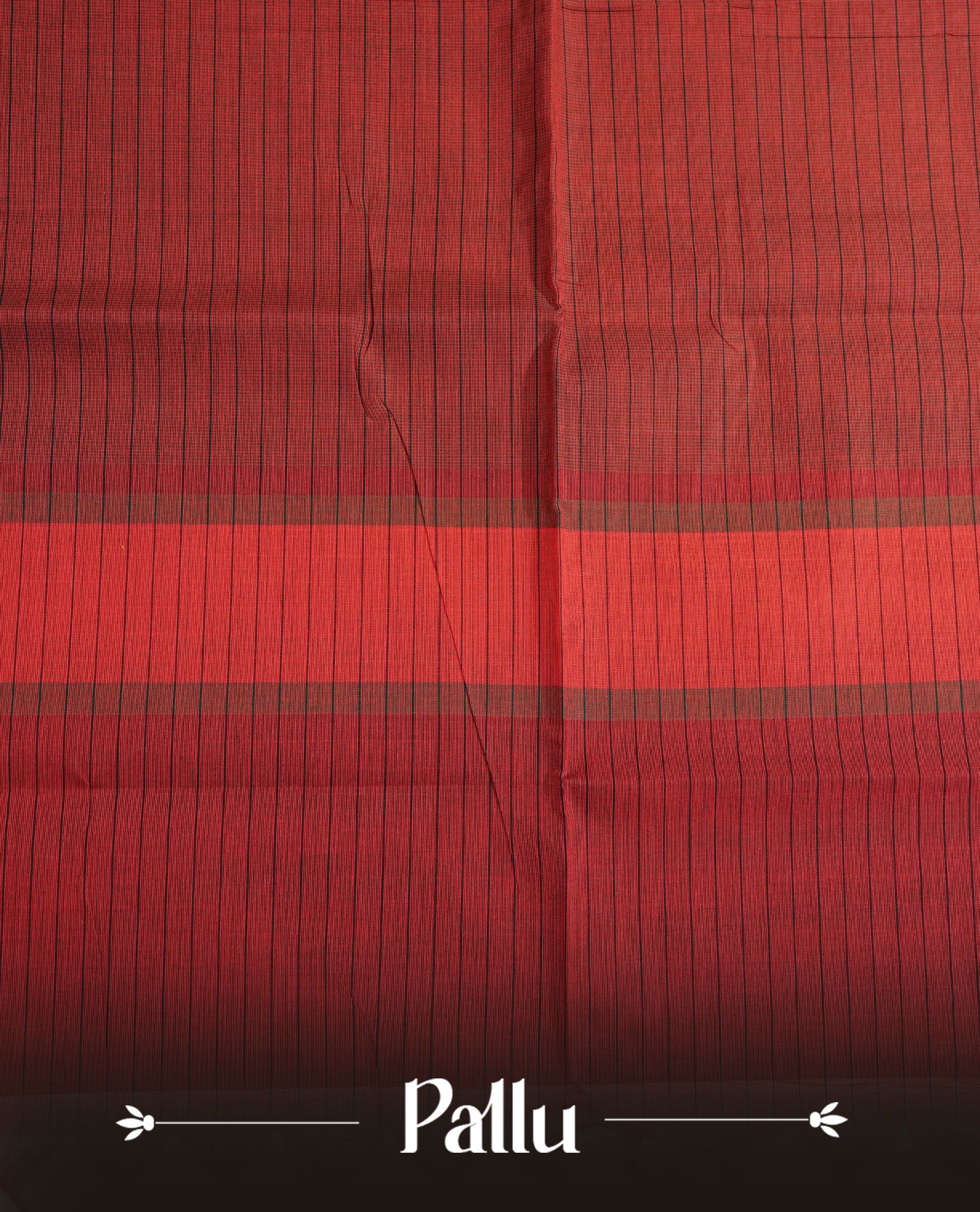 Maroon colour chettinad cotton saree featuring Check pattern on body, complemented by Contrast Black & Green Colour with gold zari border, comes with matching blouse piece.