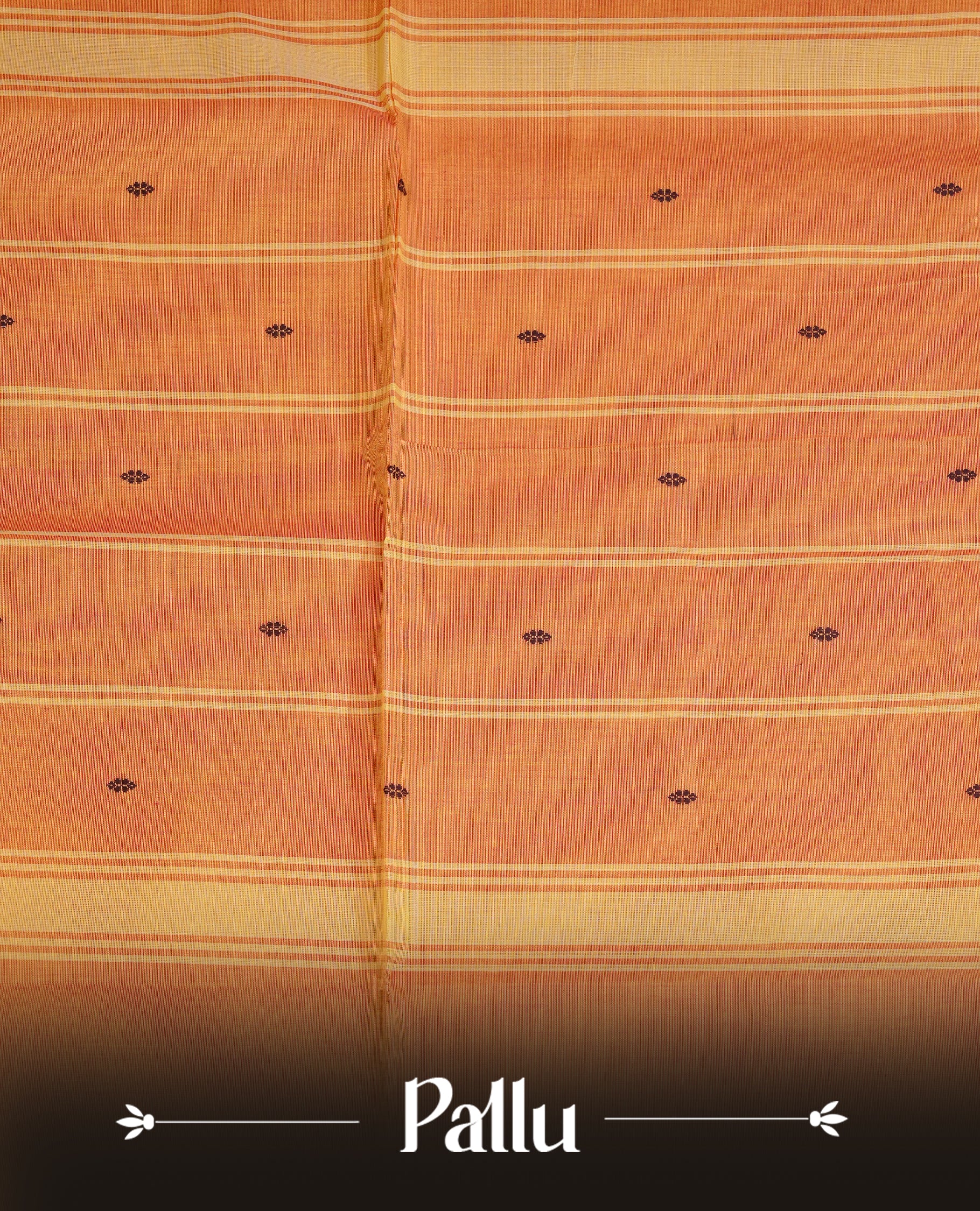 Mustard Colour Chettinad Cotton Saree Featuring Elegant plain Body, Complemented by a Maroon Border with gold zari strips & Peacock pattern, Paired with a Matching Blouse Piece.