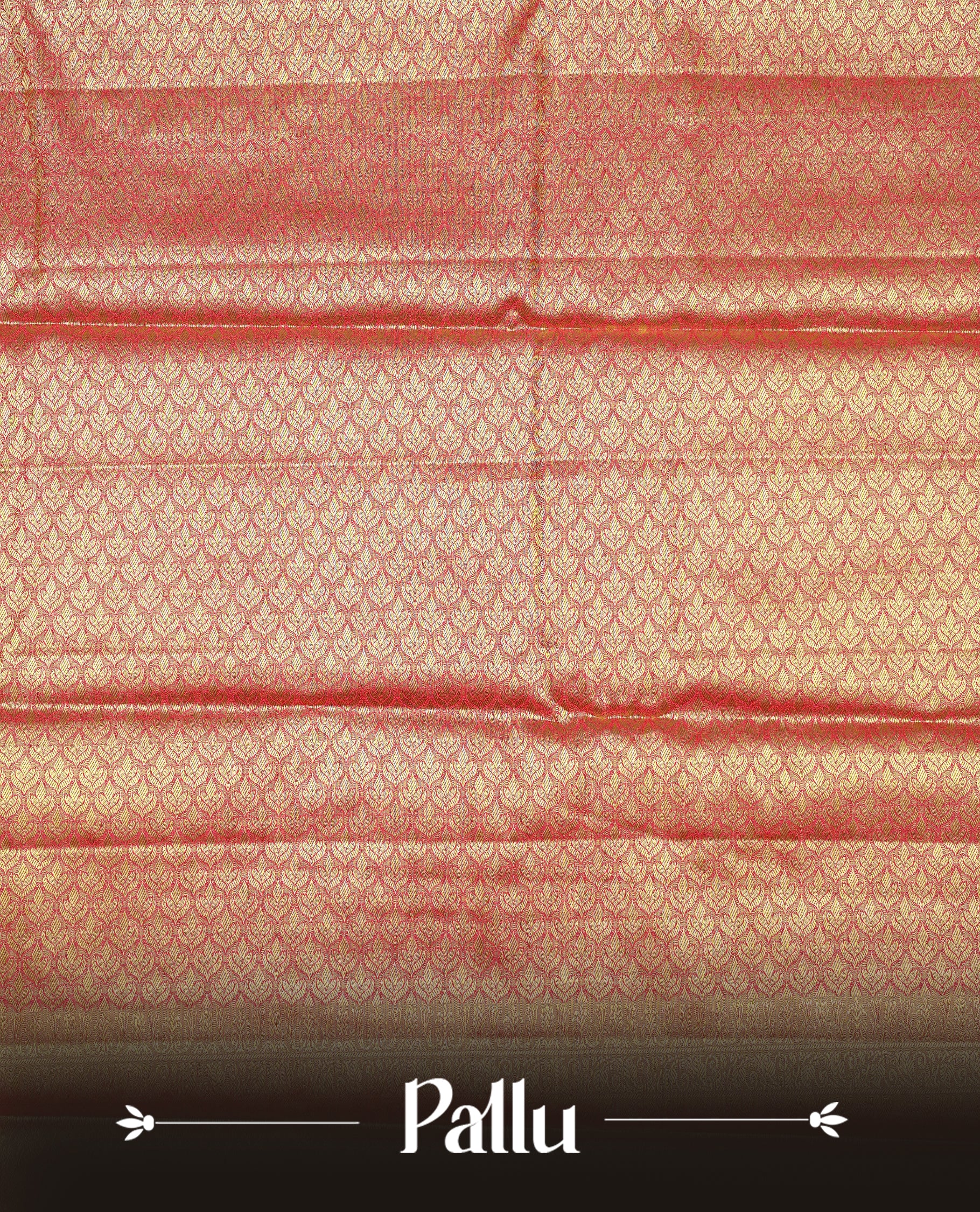 Pink & Gold colour Double shade Semi tissue silk saree featuring self color kodi pattern on body, self colour with traditional border, paired with matching.