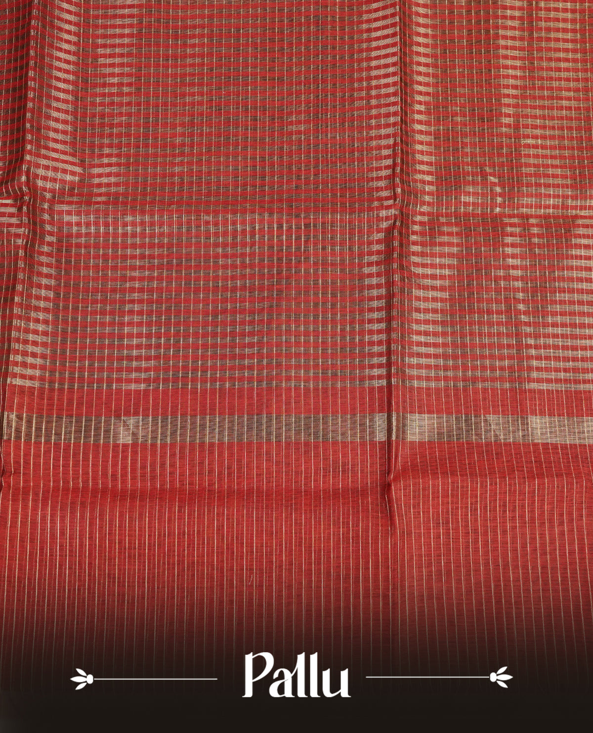Maroon colour Maheshwari cotton saree, gold zari small checks on body, complement self colour gold zari temple design border comes with matching blouse.