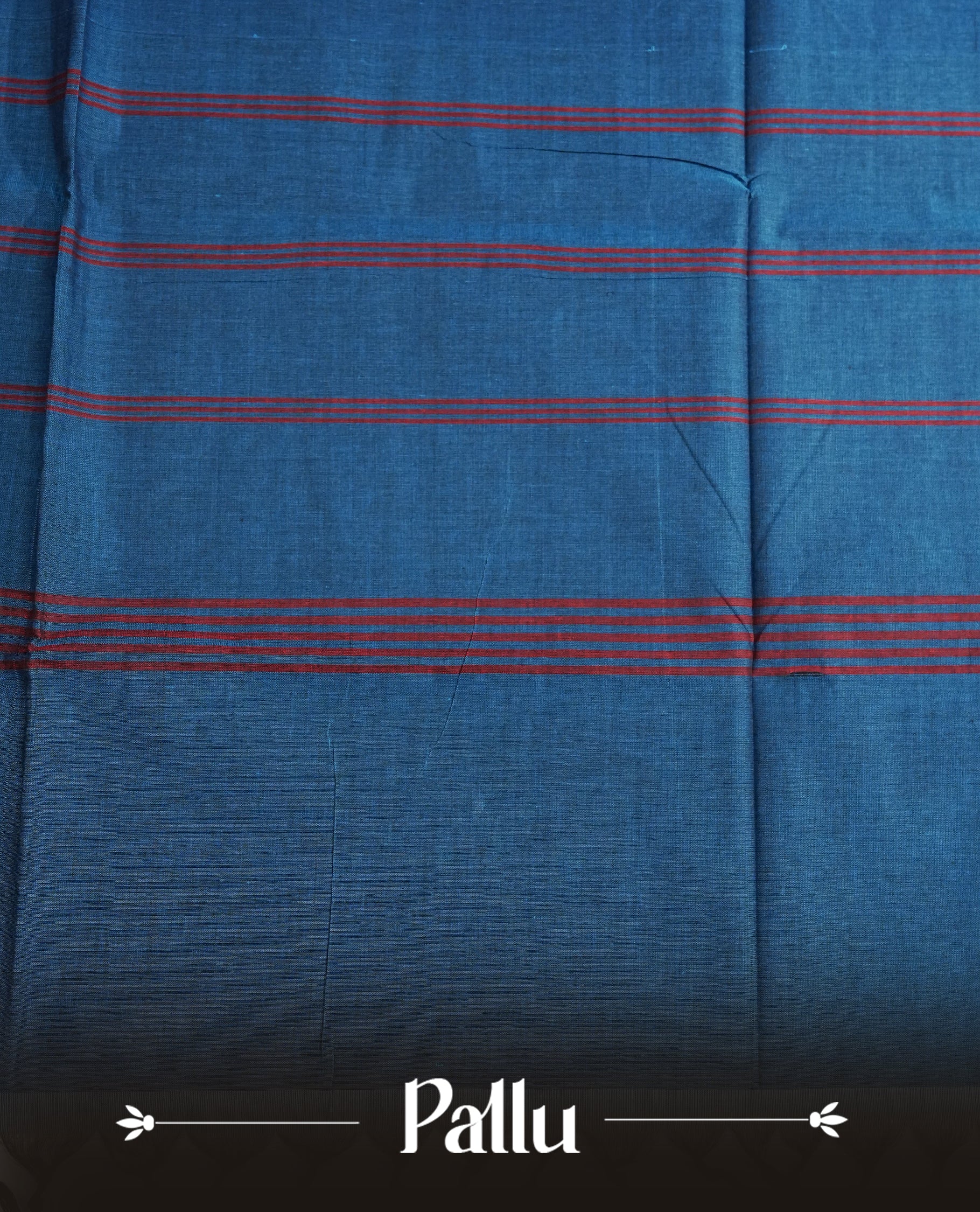 Blue colour chettinad cotton saree featuring Elegant plain body,Contrast Pink colour with Gold zari border, comes with matching blouse piece.