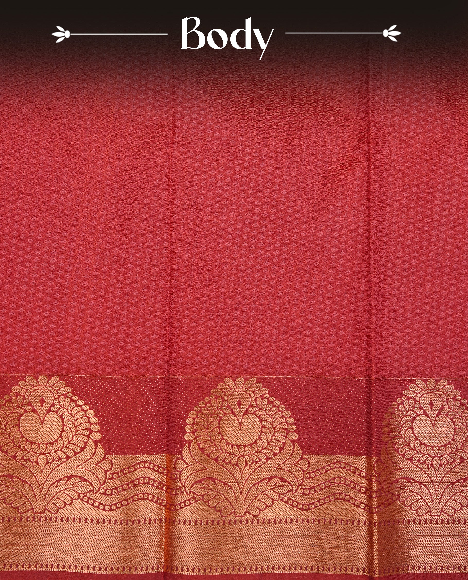 Off white colour Semi silk saree Featuring gold zari motifs on body, complemented by contrast pale orange colour with gold zari border, paired with matching blouse piece.