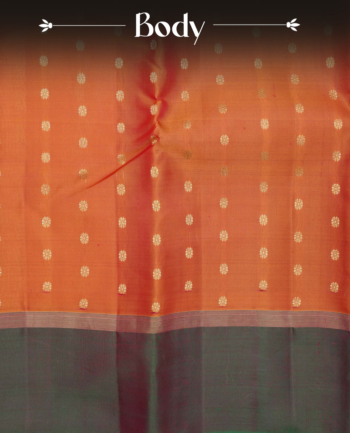 Bronze colour Traditional kancheepuram silk saree