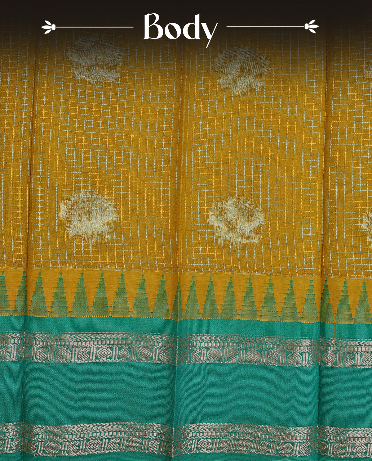 Mustard colour soft silk saree