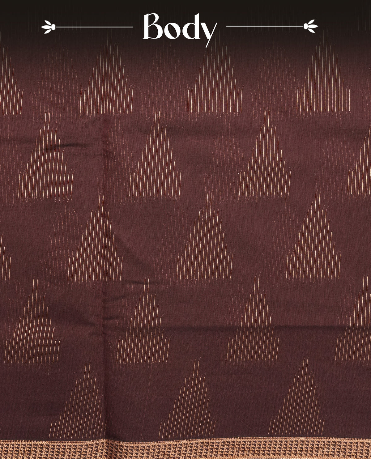 Brown Colour Silk Cotton Saree