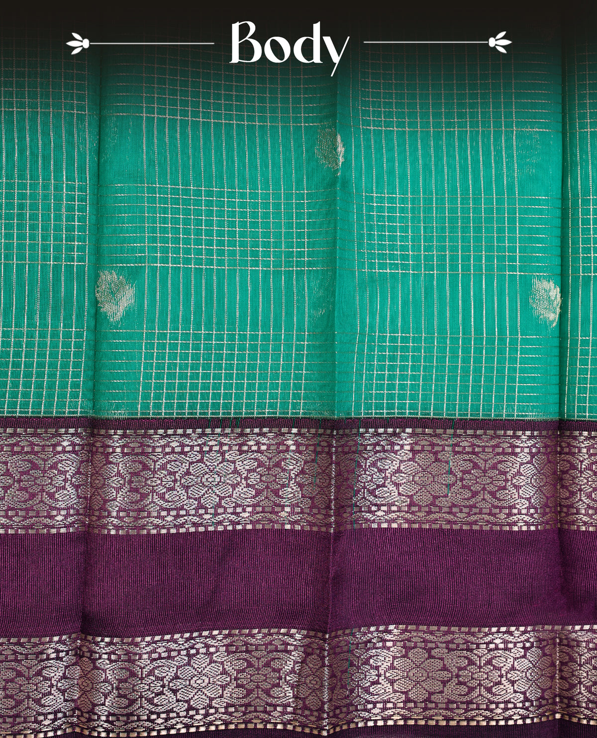 Teal colour soft silk saree