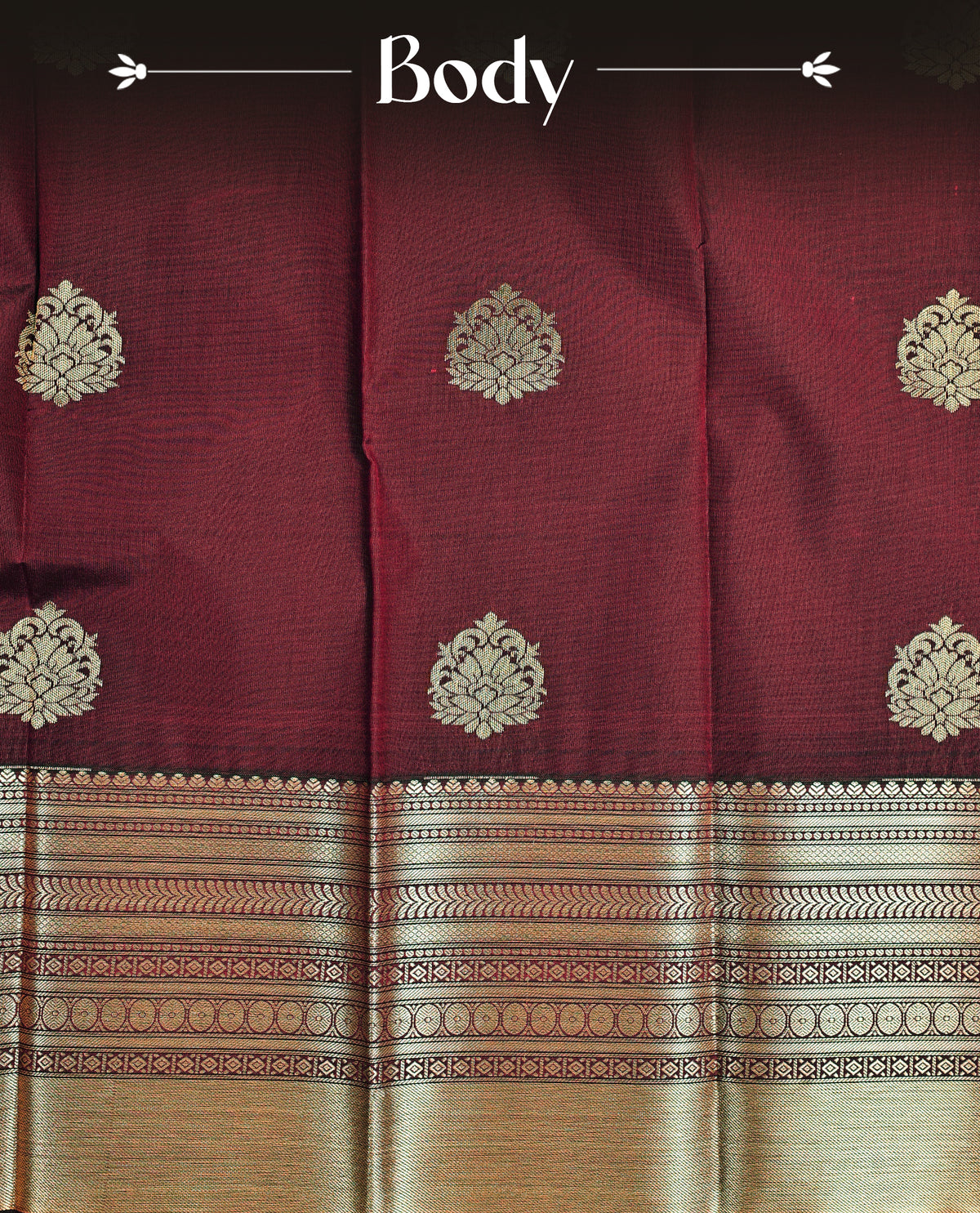 Maroon colour soft silk saree