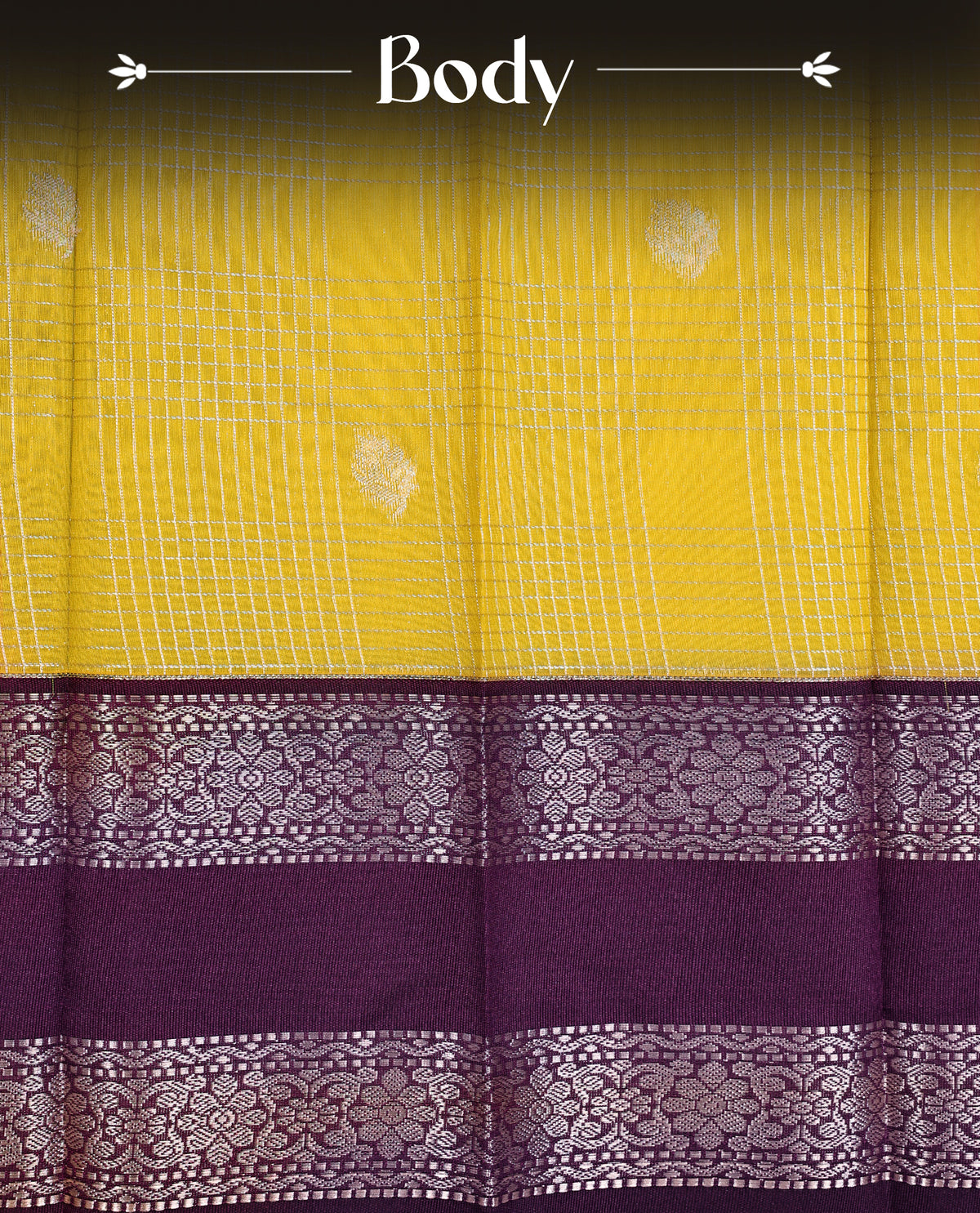 Lime yellow colour soft silk saree