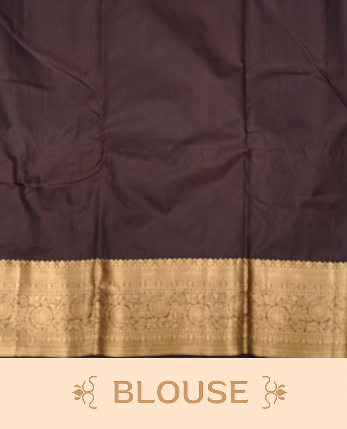 Pista green colour semi wedding silk saree featuring gold zari stripes on body, contrast dark chocolate colour with traditional border on body, rich pallu comes with matching blouse piece