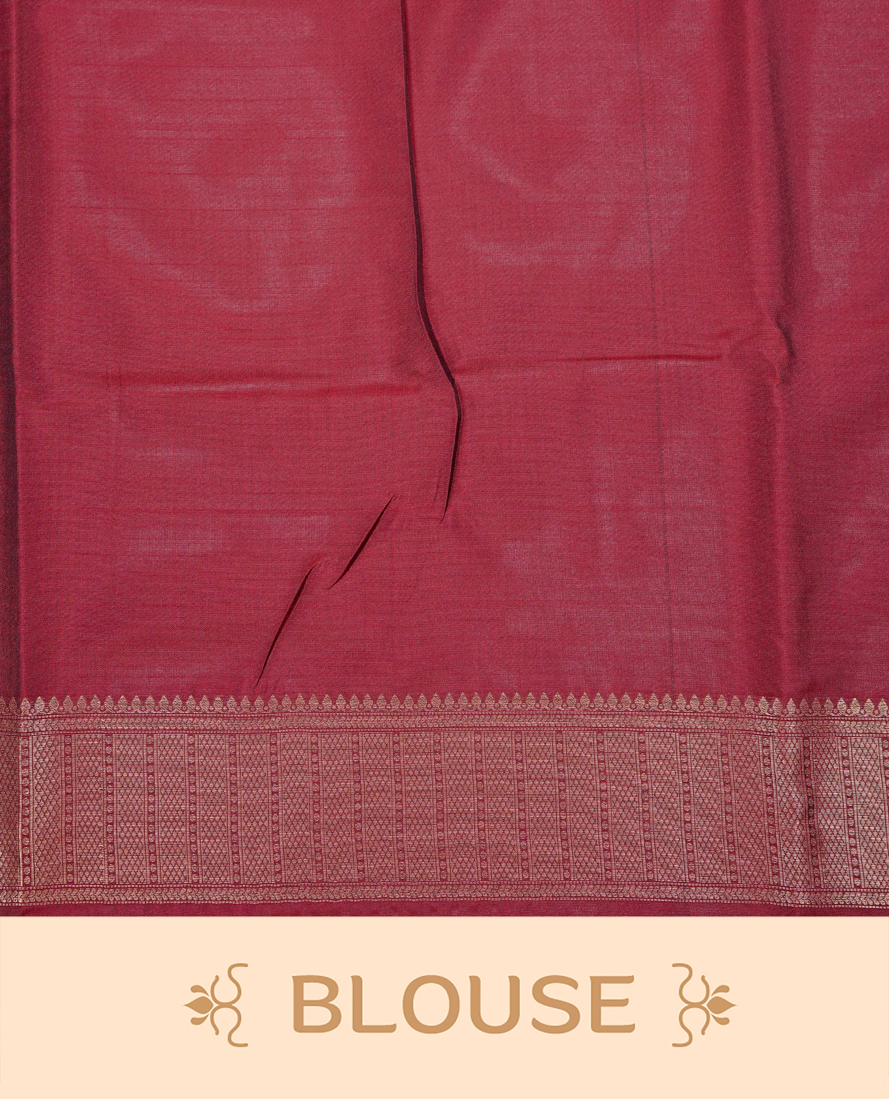 Chocolate brown color Semi Soft Silk Saree Featuring Gold Zari Checks With Delicate Motifs And Stripes Across The Body, Enhanced With A Self Coloured Gold Zari Border, And Paired With A Matching Blouse Piece.