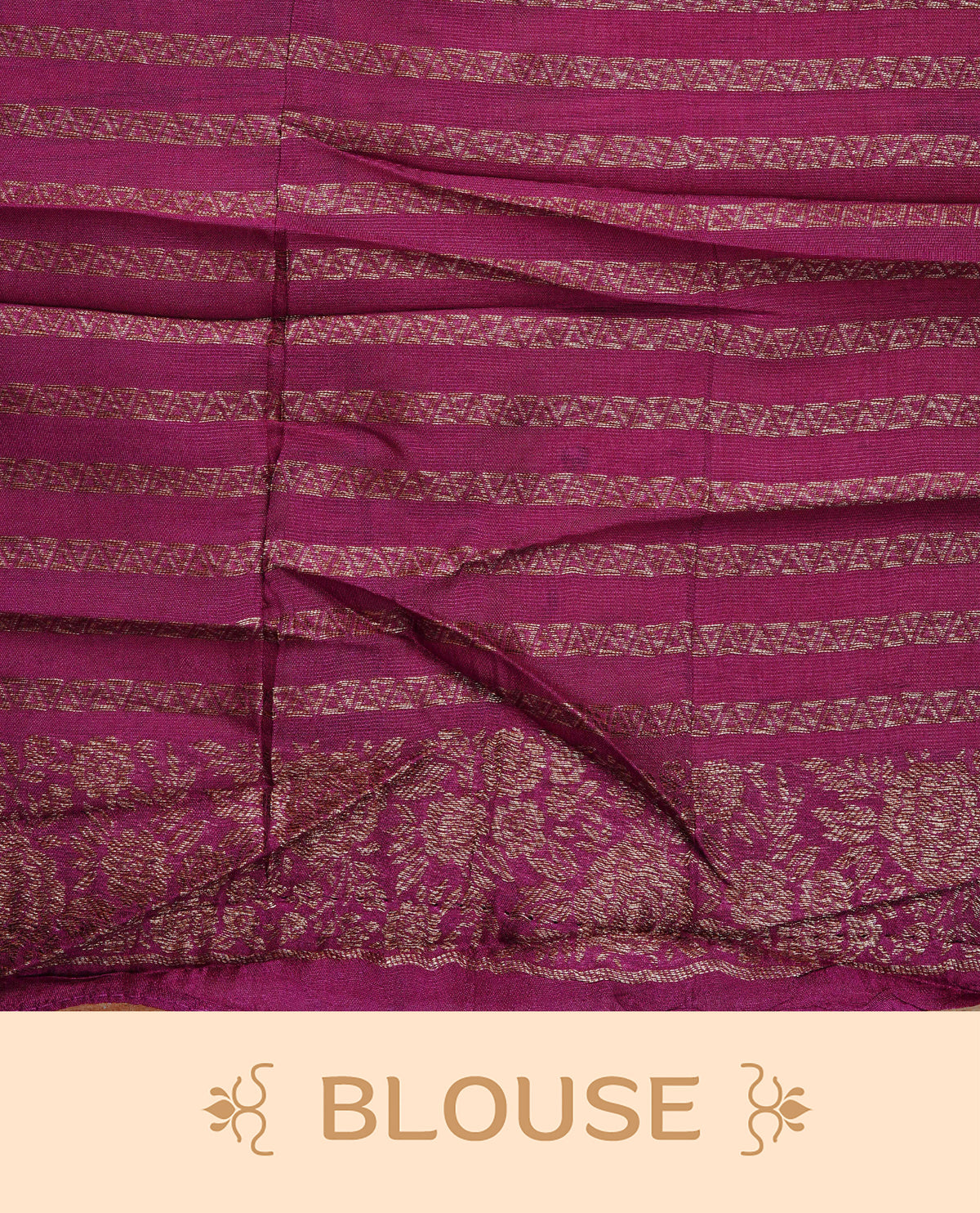 Dark onion colour semi banaras tussar georgette saree