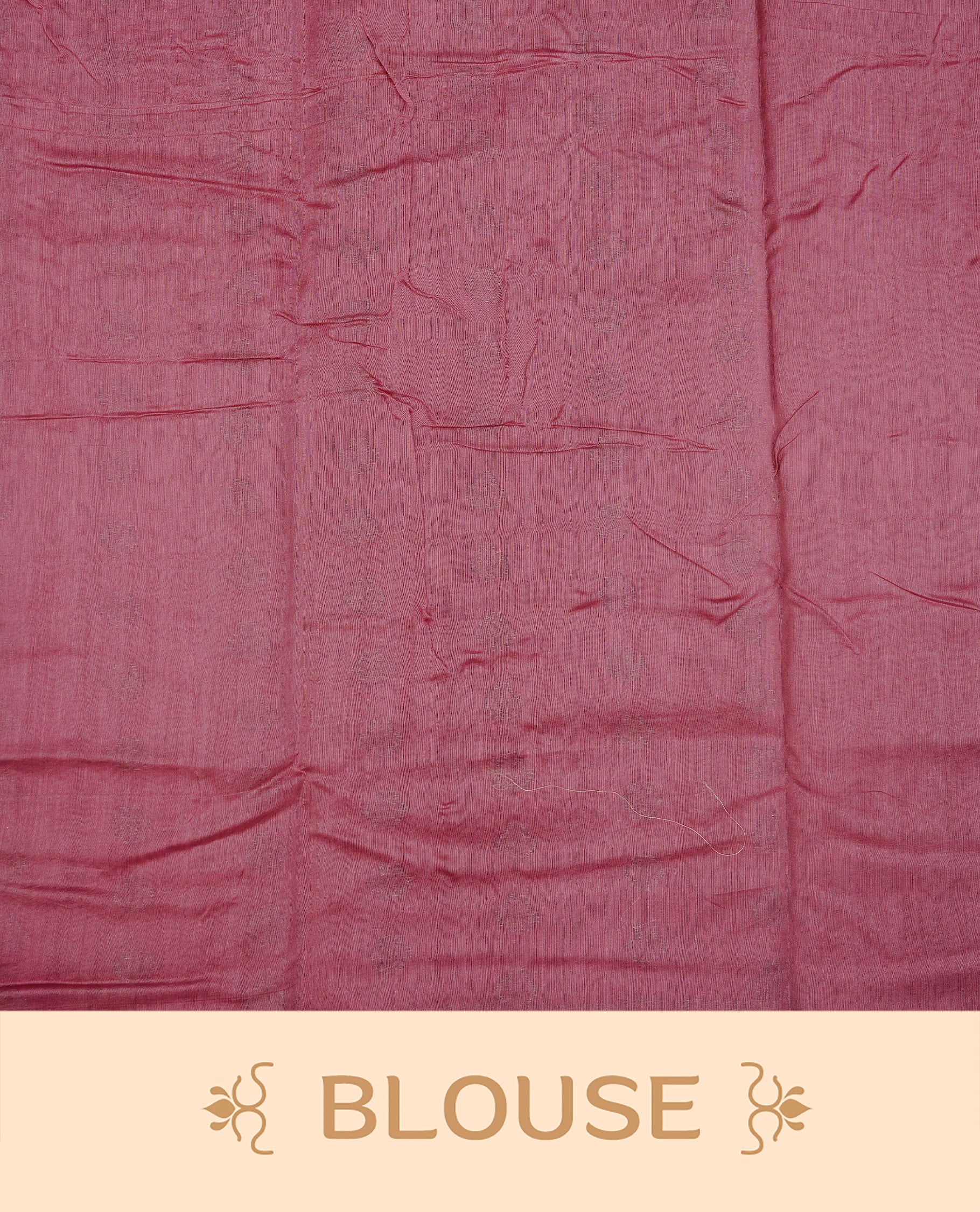 Mauve colour semi tussar silk saree featuring elegant Antique zari motifs across the body, designed with a subtle borderless zari finish for a sophisticated traditional look. Paired with a matching blouse piece.