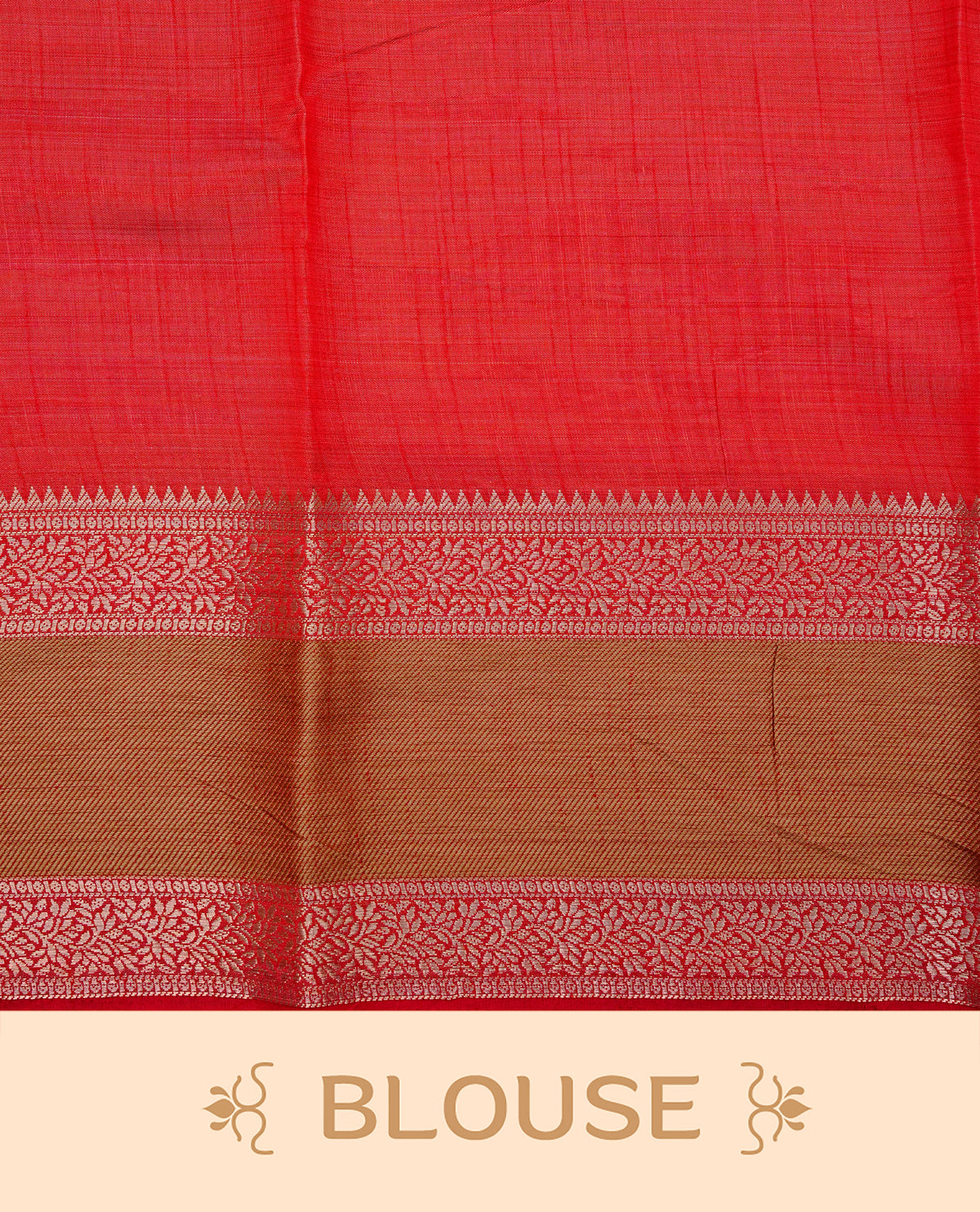 Light Gold Tussar saree featuring A Plain Body body, complemented by contrast Maroon Colour with Gold zari border, comes with matching blouse piece.