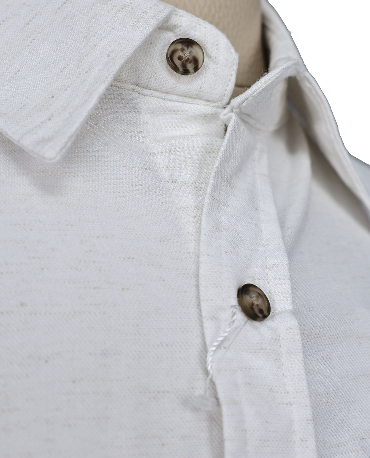 White colour shirt Plain body, Full sleeve.