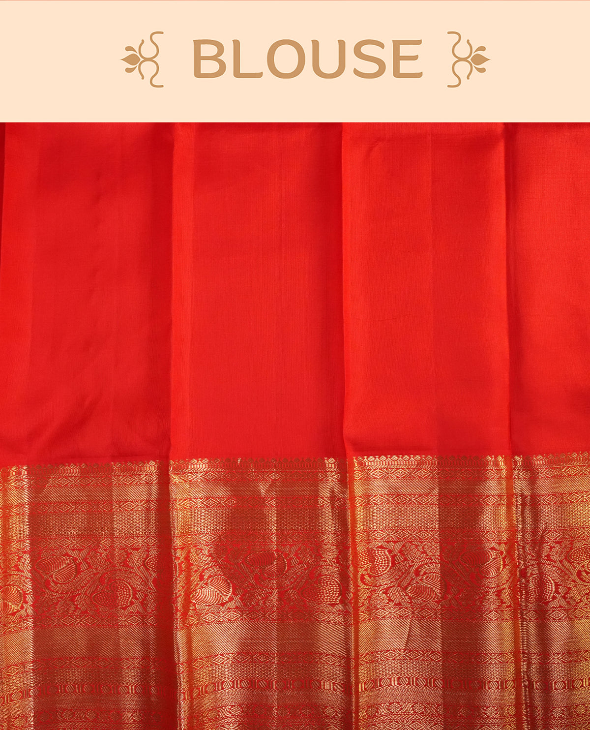 Red Colour Samudrika Silk saree.