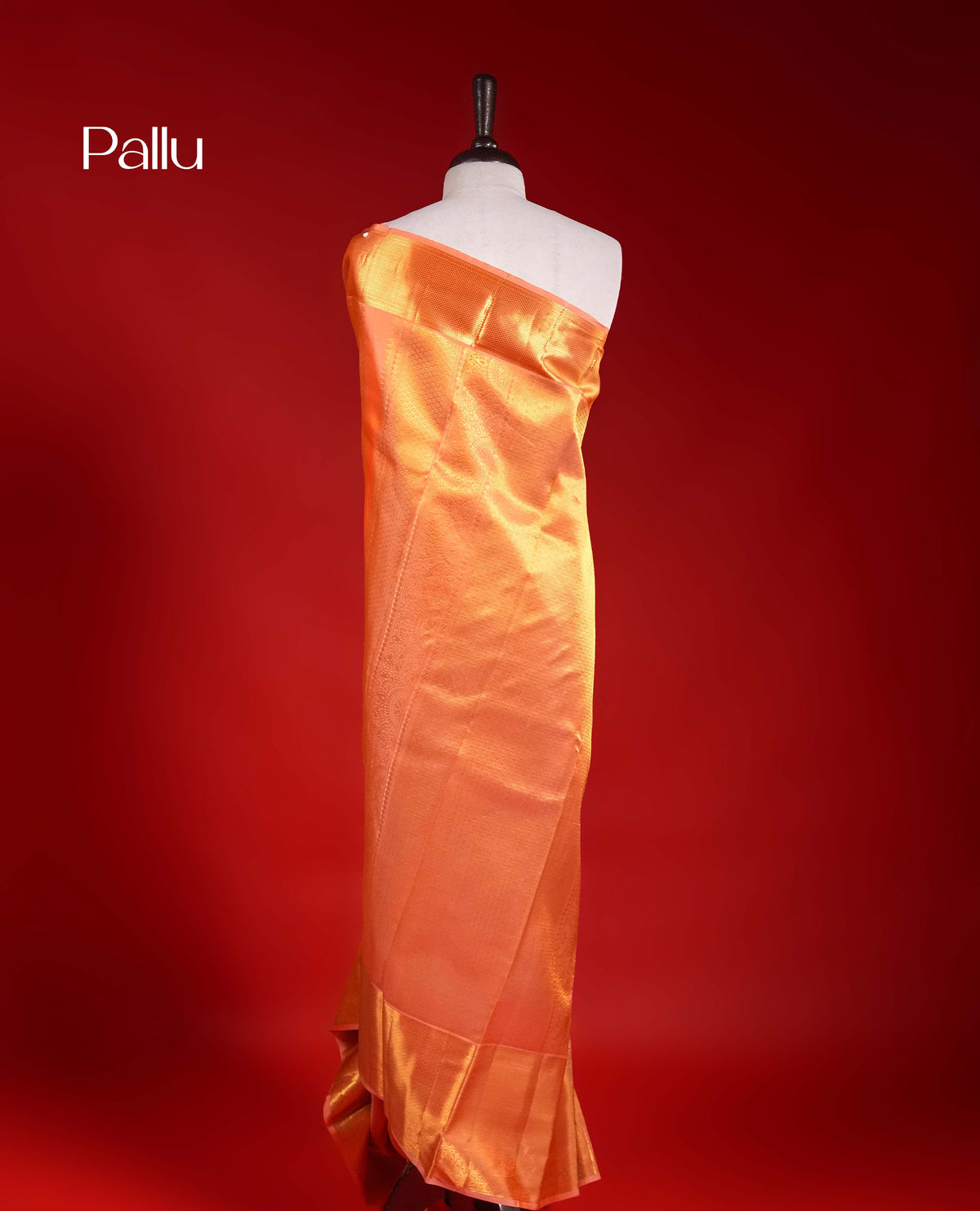 Peach Colour Samudrika Silk saree.