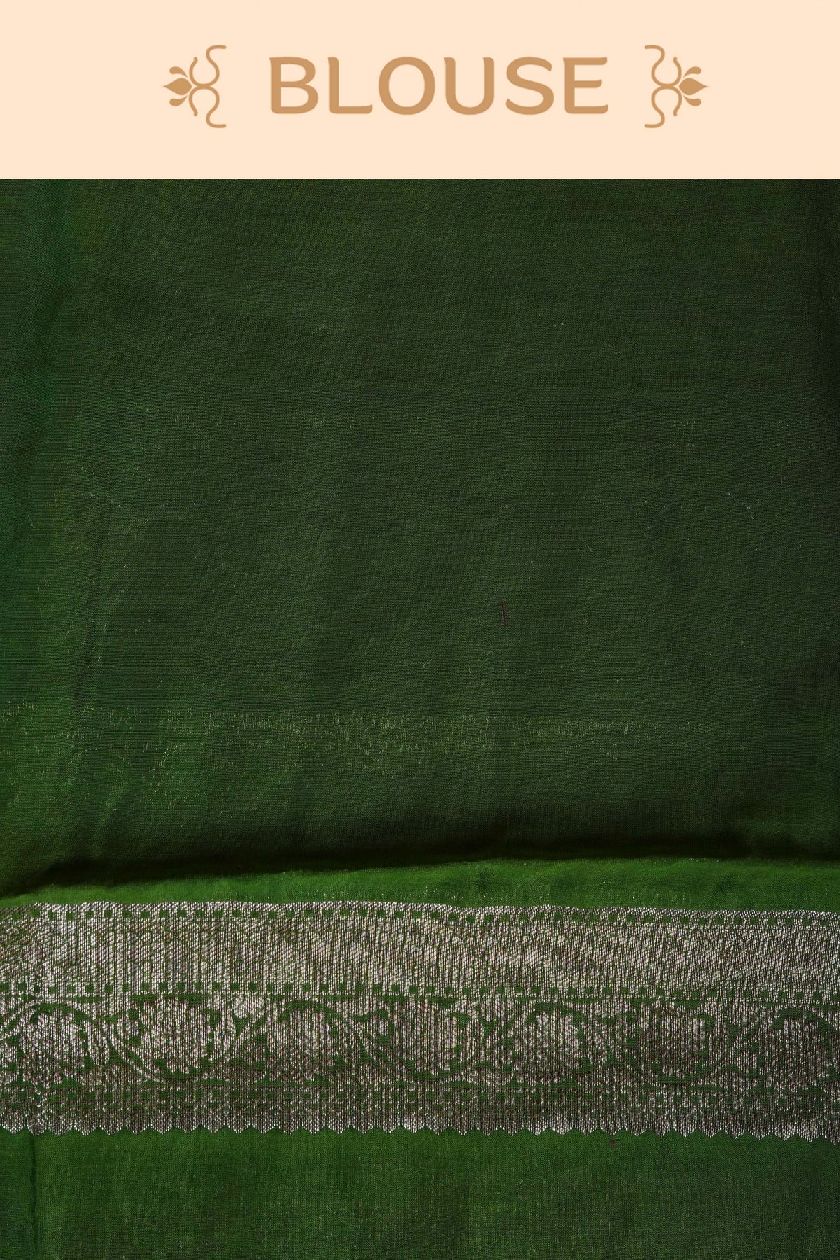 Pastel green colour Banarasi Chanderi silk saree