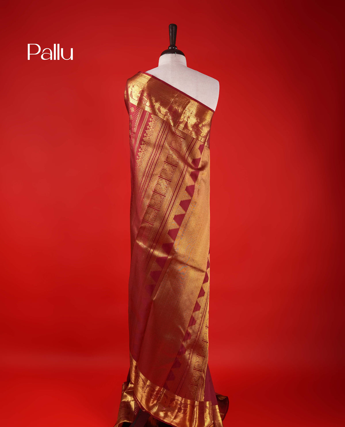 Chocolate Colour Samudrika Silk saree.