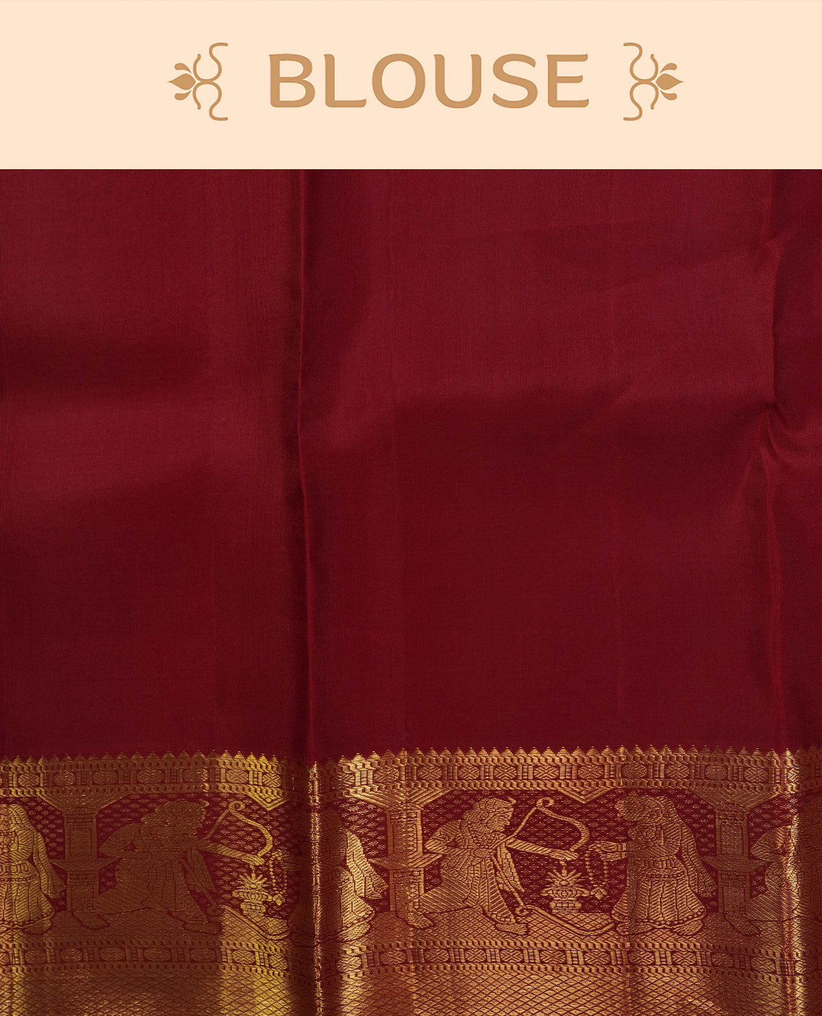 Chocolate Colour Samudrika Silk saree.