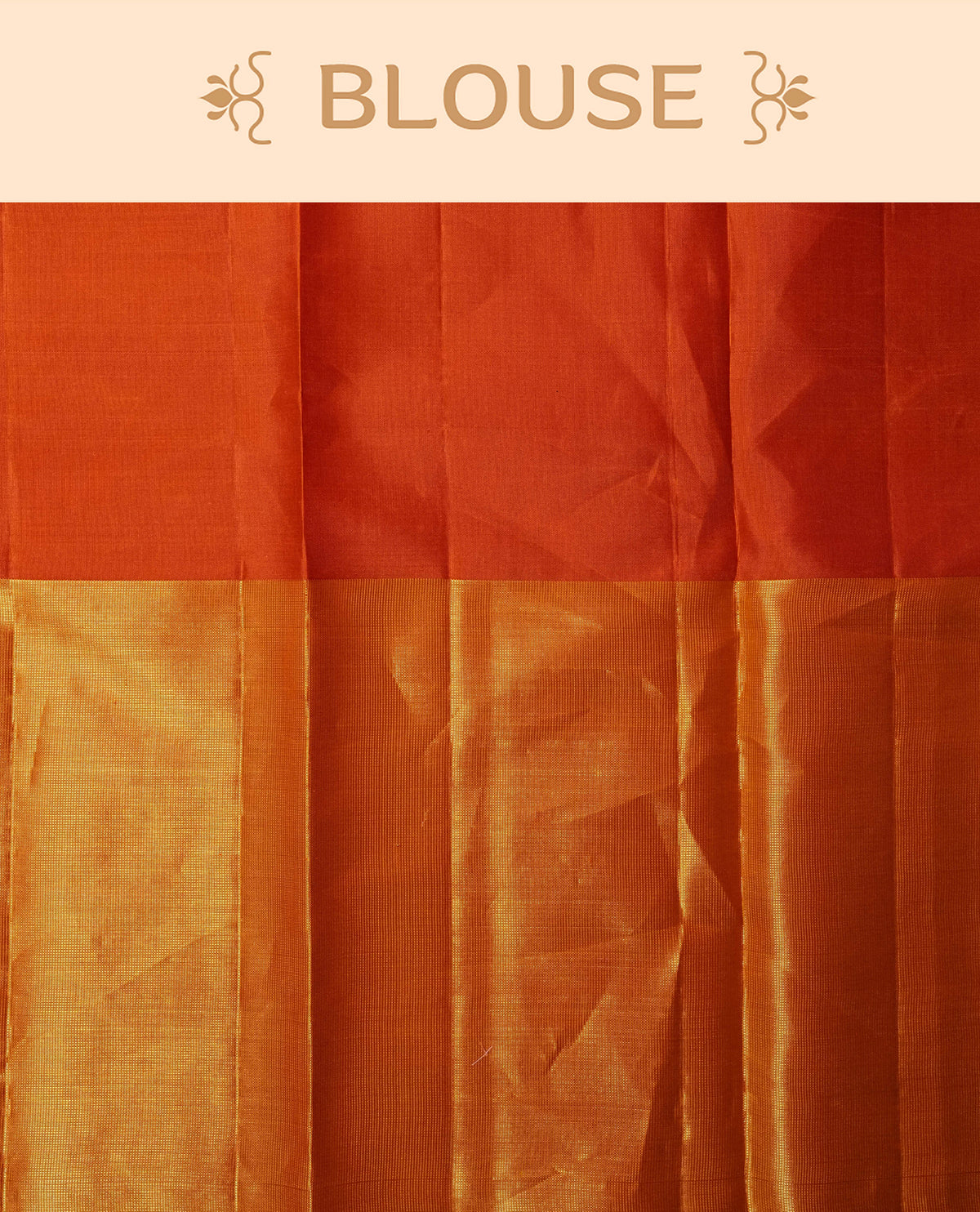 Orange Colour Samudrika Silk saree.