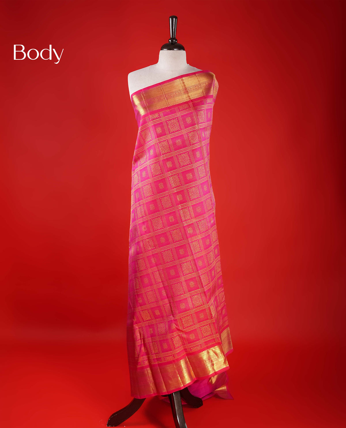 Magenta Colour Samudrika Silk saree.