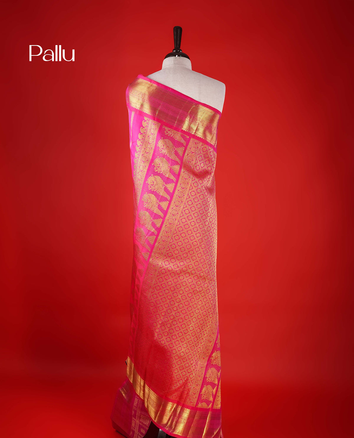 Magenta Colour Samudrika Silk saree.