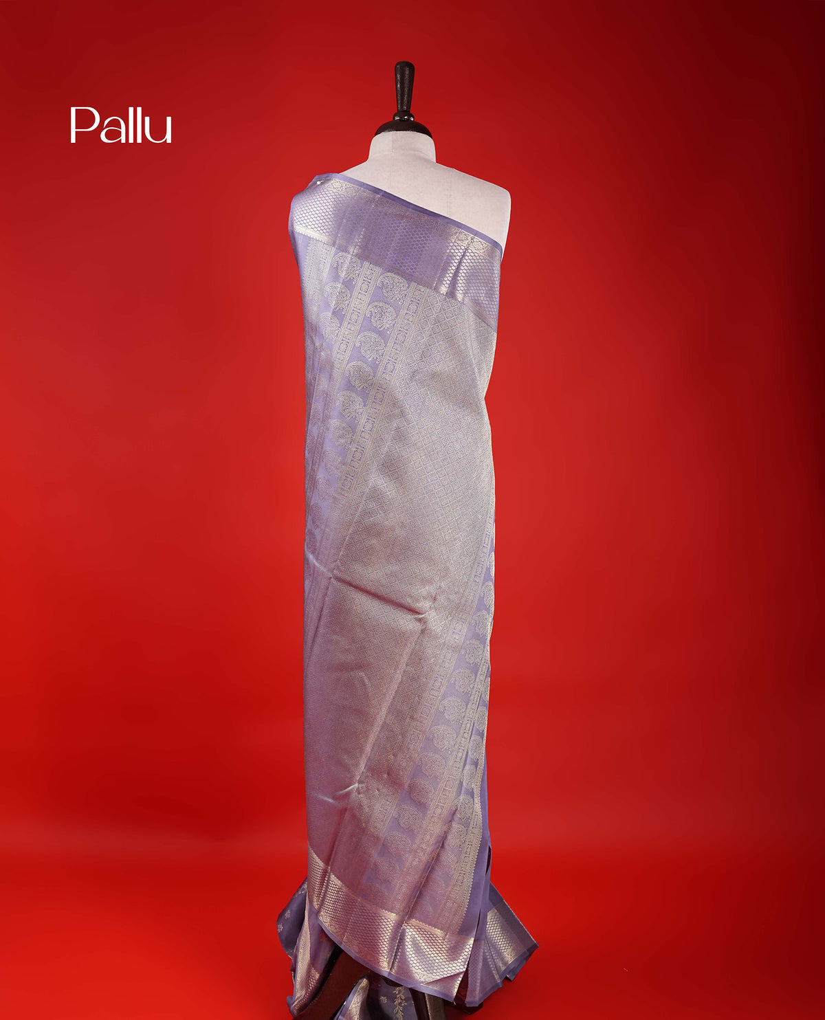 Dusty Lavender Colour Samudrika Silk saree.
