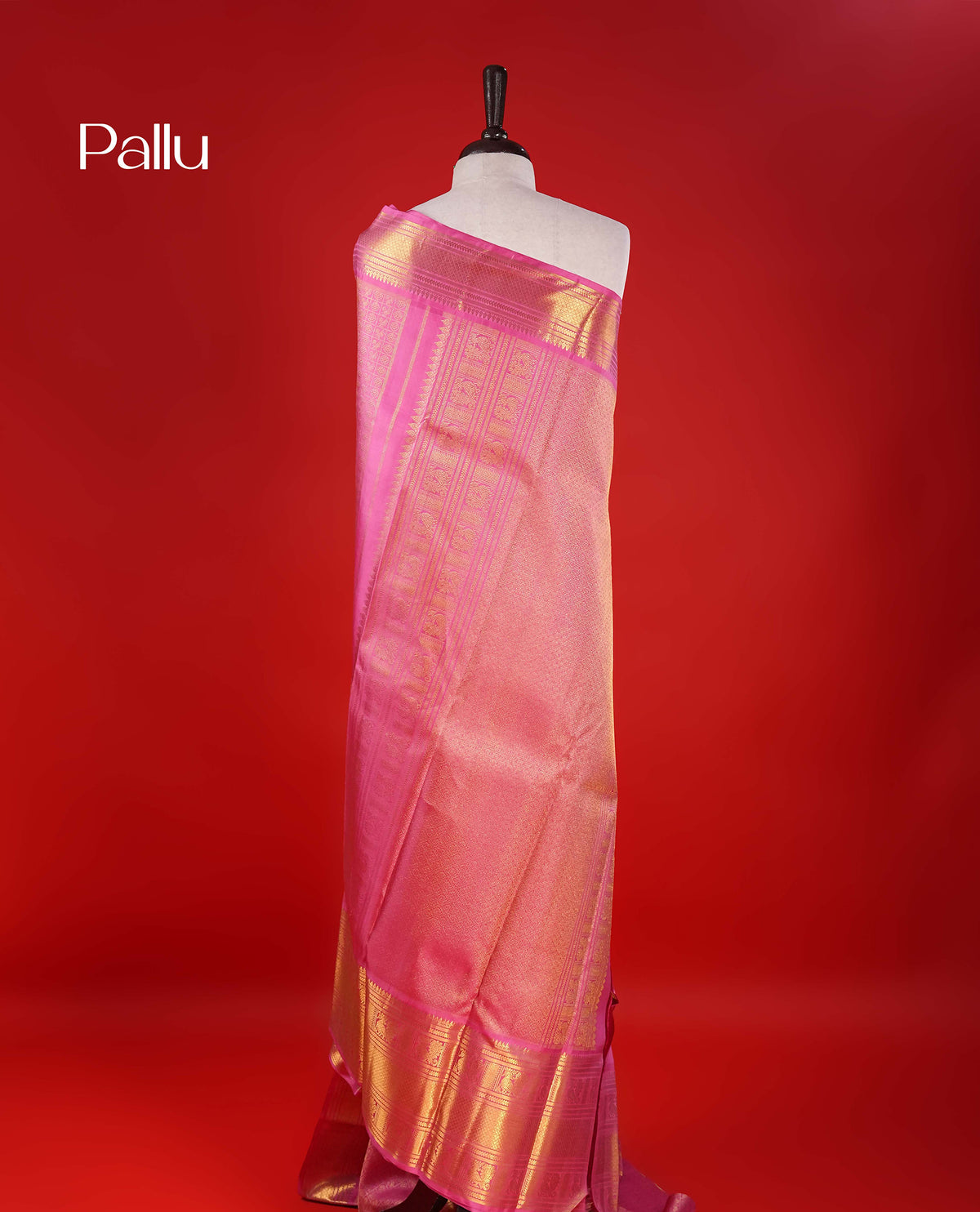 Pink Colour Samudrika Silk saree.
