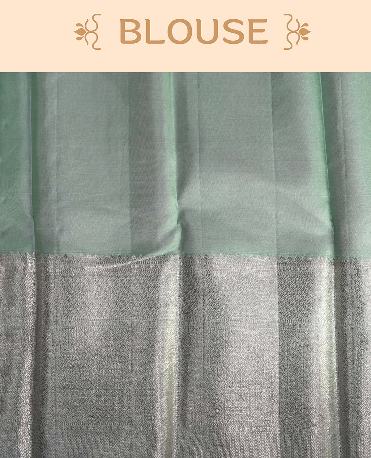 Mint Colour Samudrika Silk saree.